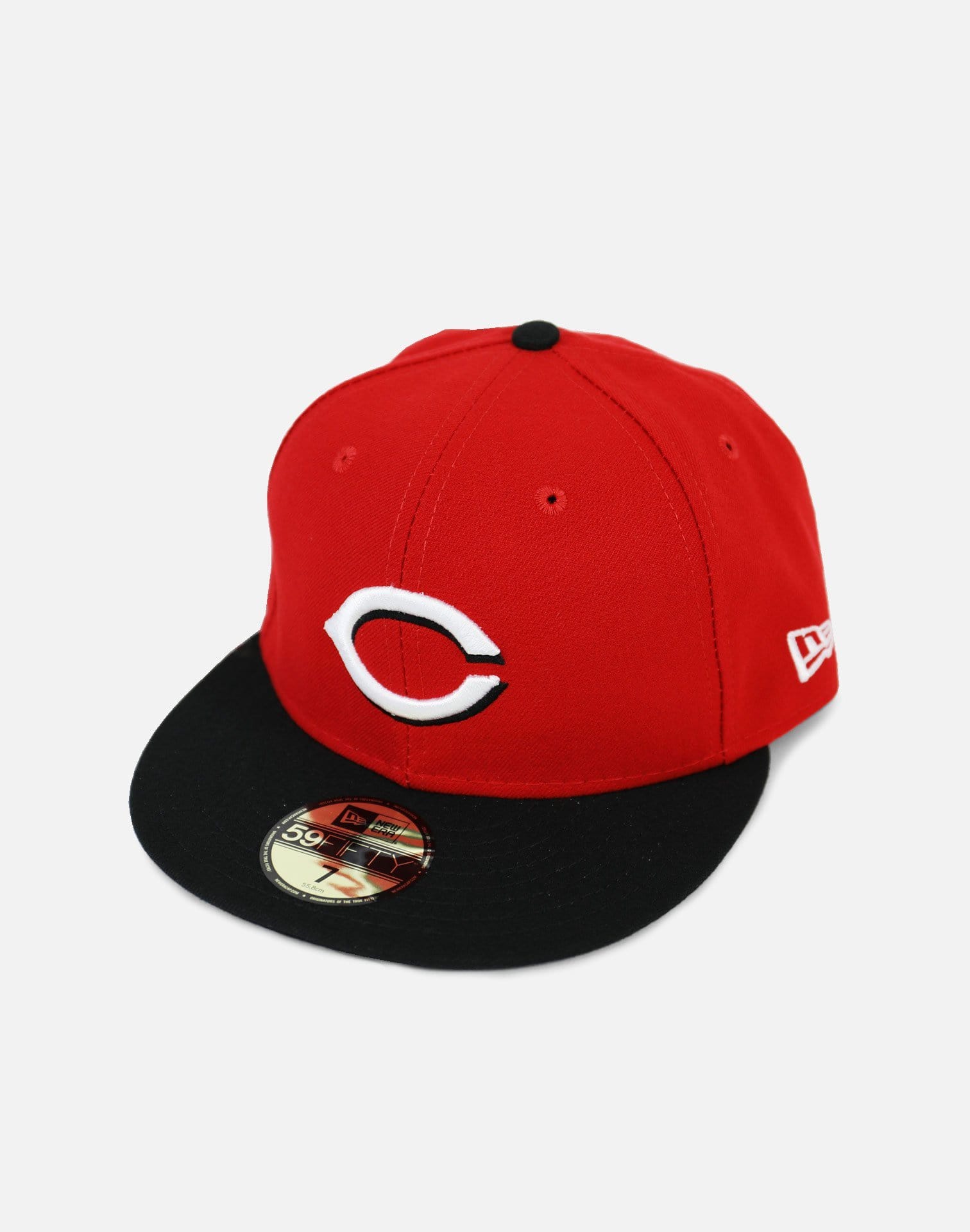 New Era Cincinnati Reds Authentic Fitted Hat (Red/Black)