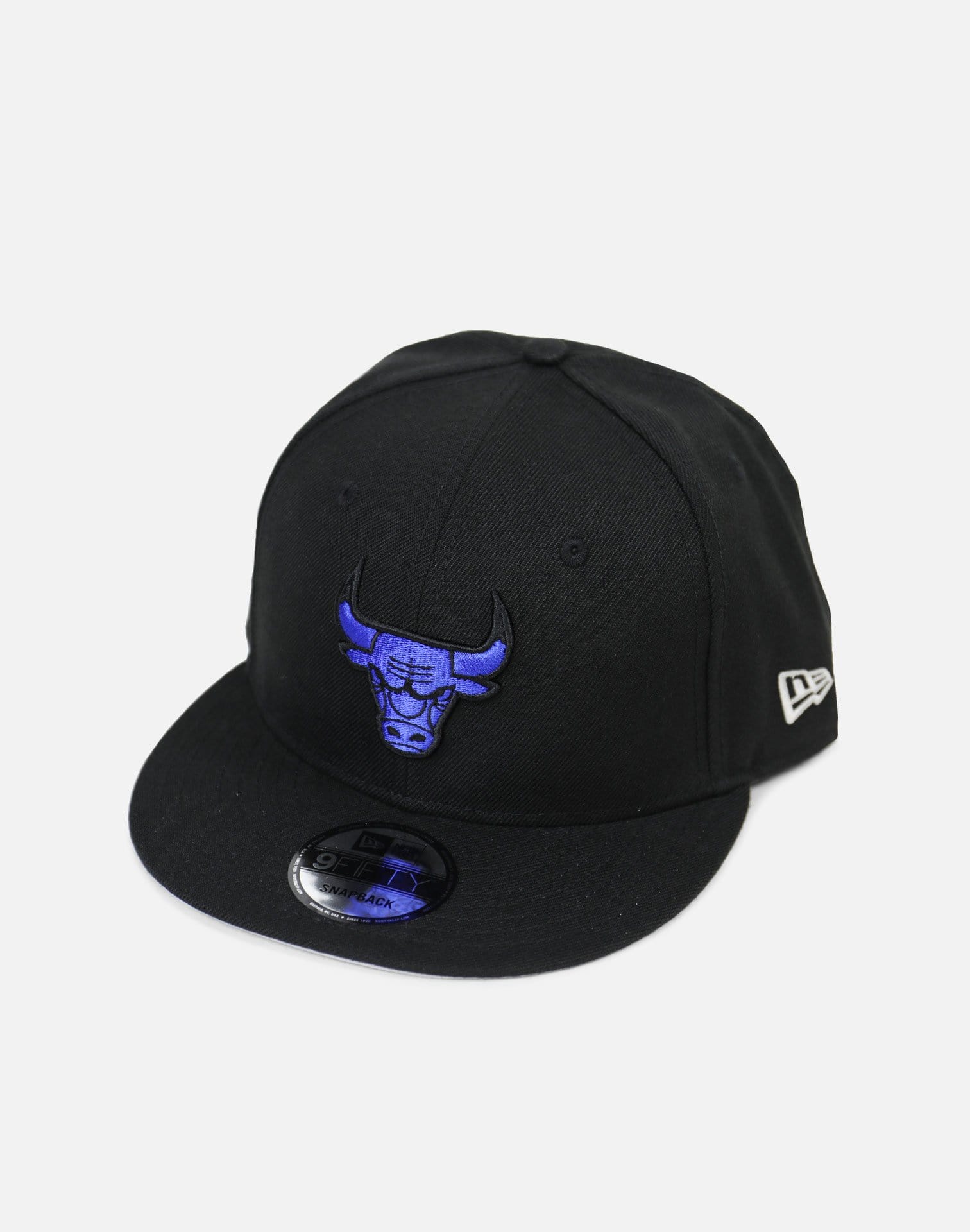 New Era Chicago Bulls Royal Hook Snapback Hat (Black/Royal Blue)