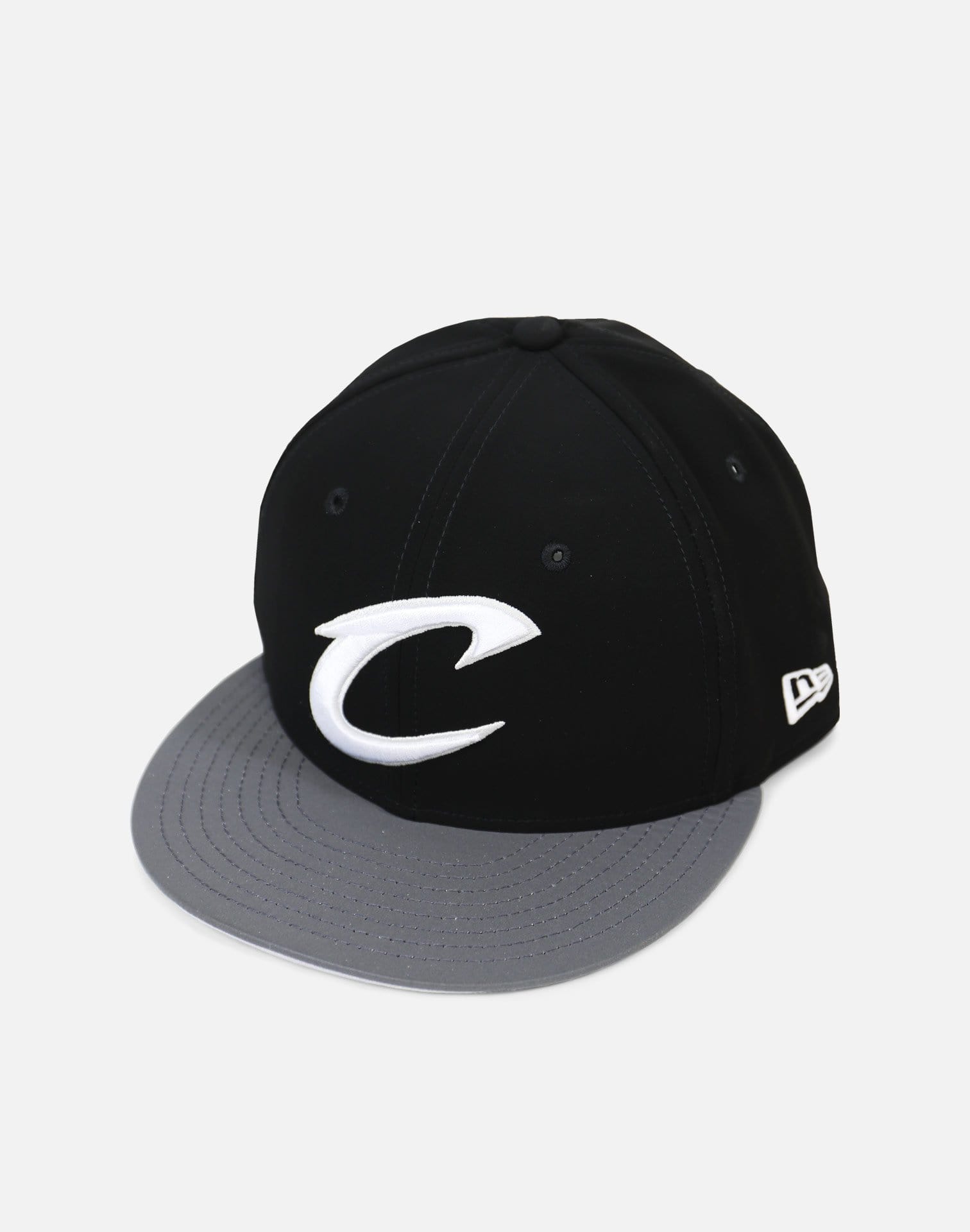 New Era Cleveland Cavaliers Reflective Hook Snapback Hat (Black/Grey)