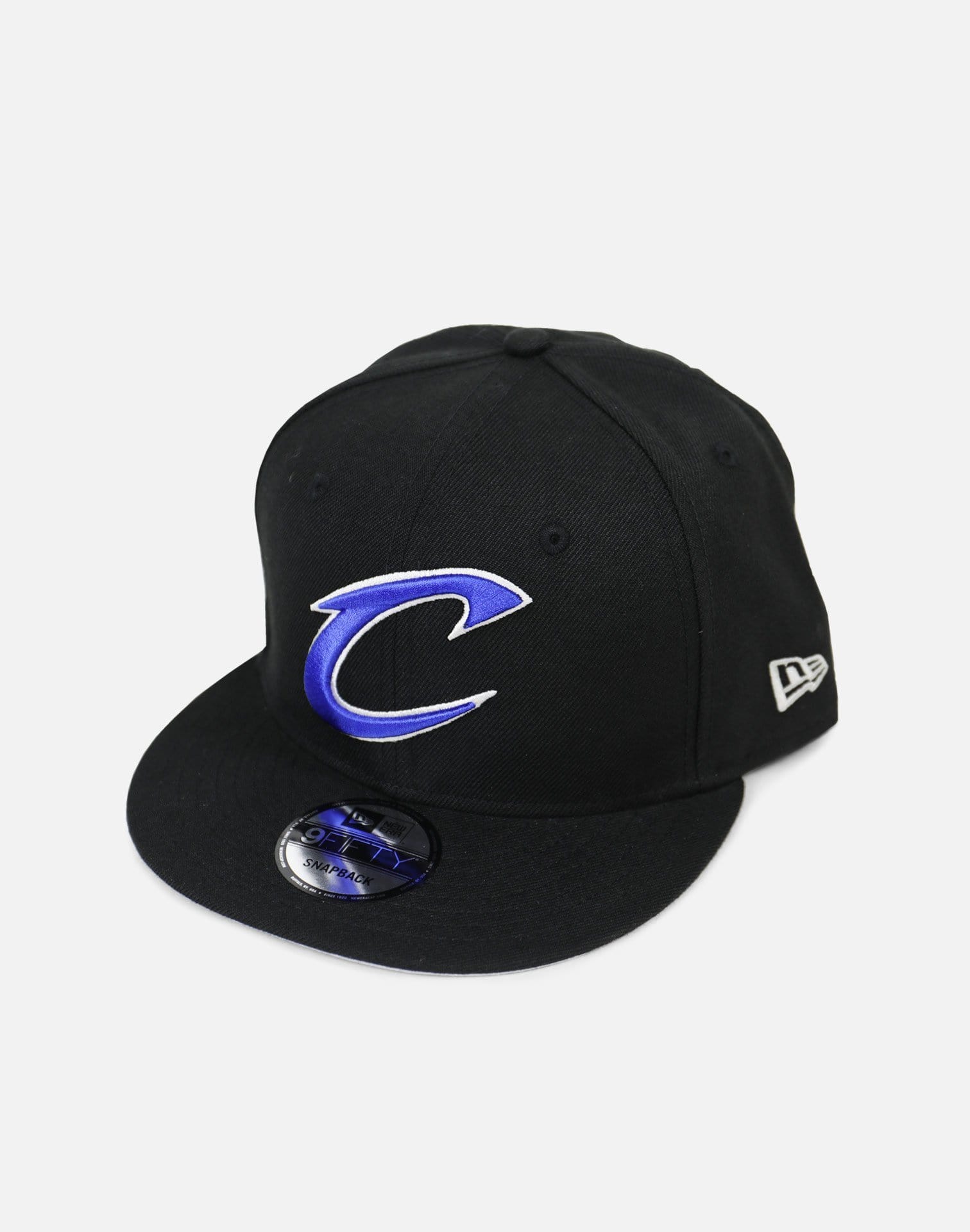 New Era Cleveland Cavaliers Royal Hook Snapback Hat (Black/Royal)
