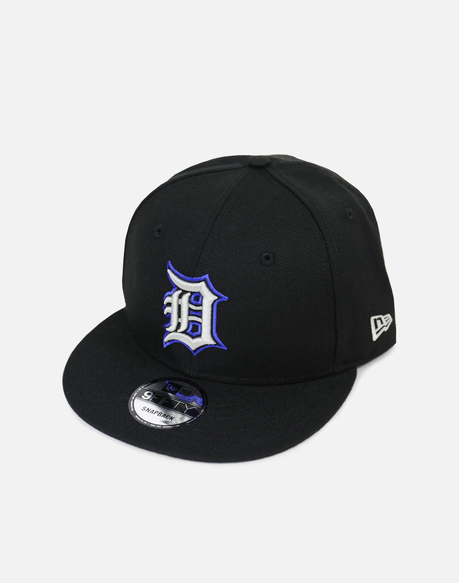 New Era Detroit Tigers Royal Hook Snapback Hat (Black/Royal)