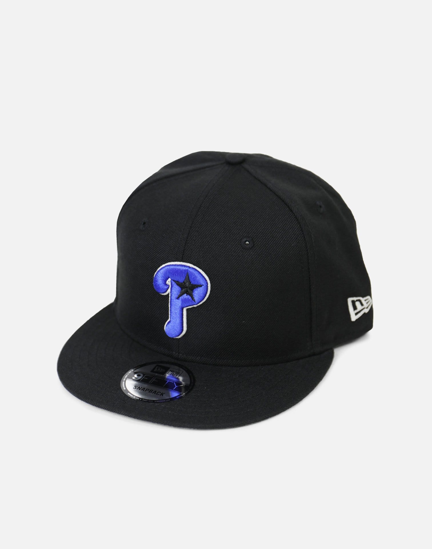 New Era Philadelphia Phillies Royal Hook Snapback Hat (Black/Royal)