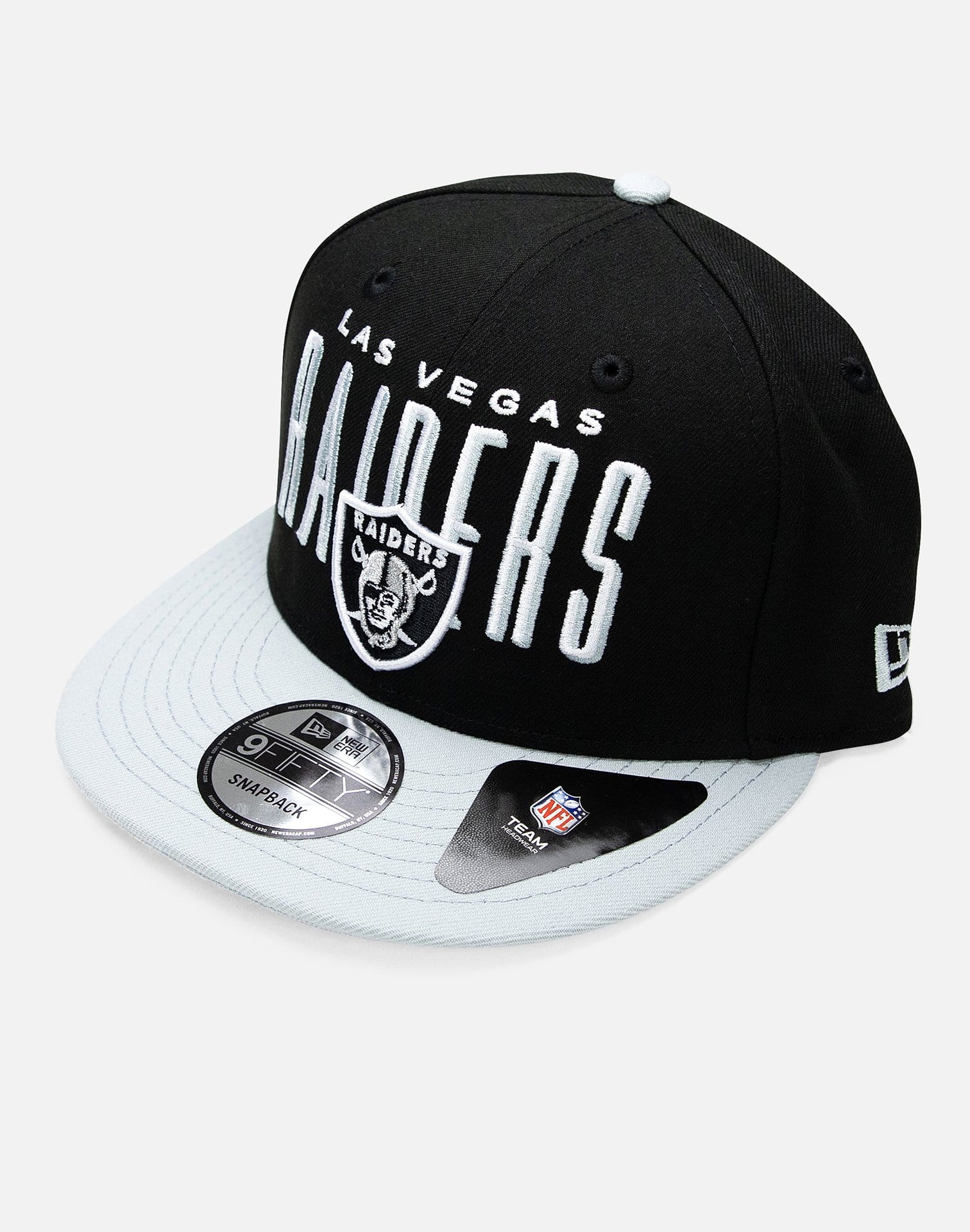 NEWERA 9FIFTY NFL Snapback Las Vegas Raiders Team Side Patch Dark Grey - Foto 7