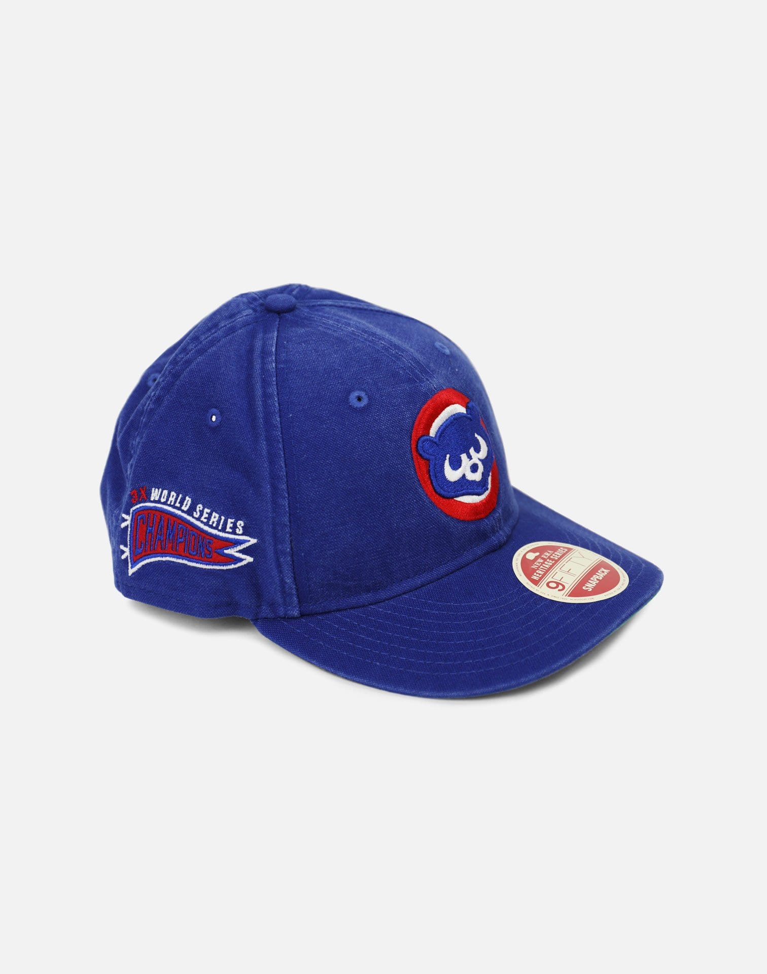 New Era Chicago Cubs Vintage Tribute Dad Hat (Blue/White-Red)
