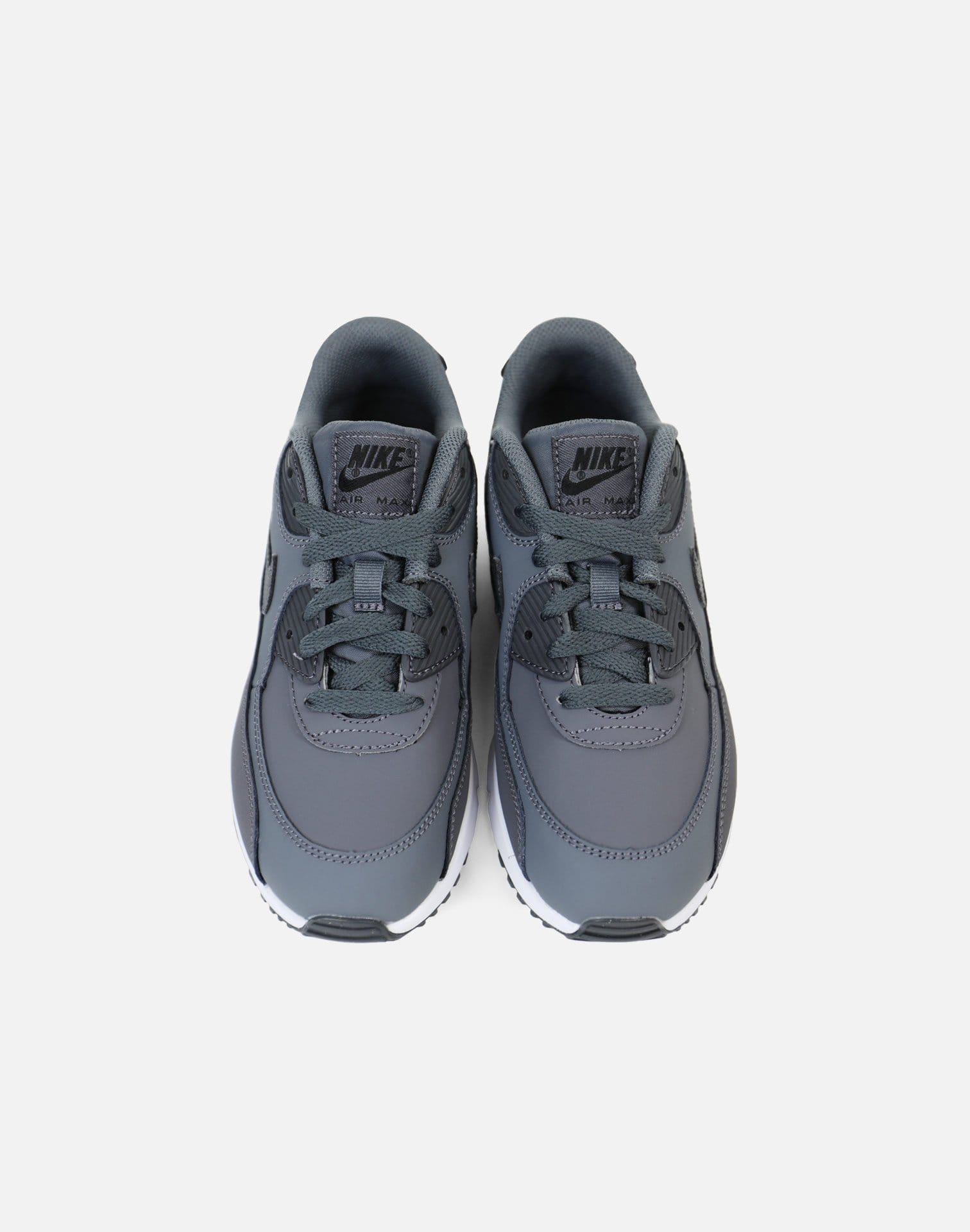 Nike Air Max 90 Leather Pre-School (Grey/White)