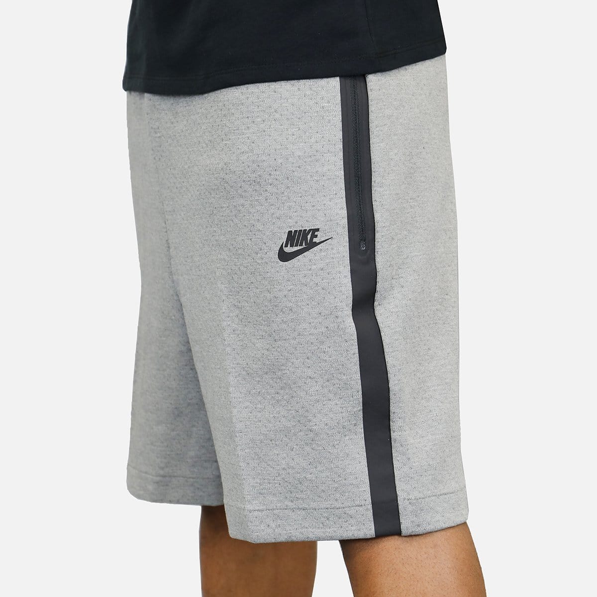 Nike NSW Tech Fleece Shorts (Carbon Heather/Black)