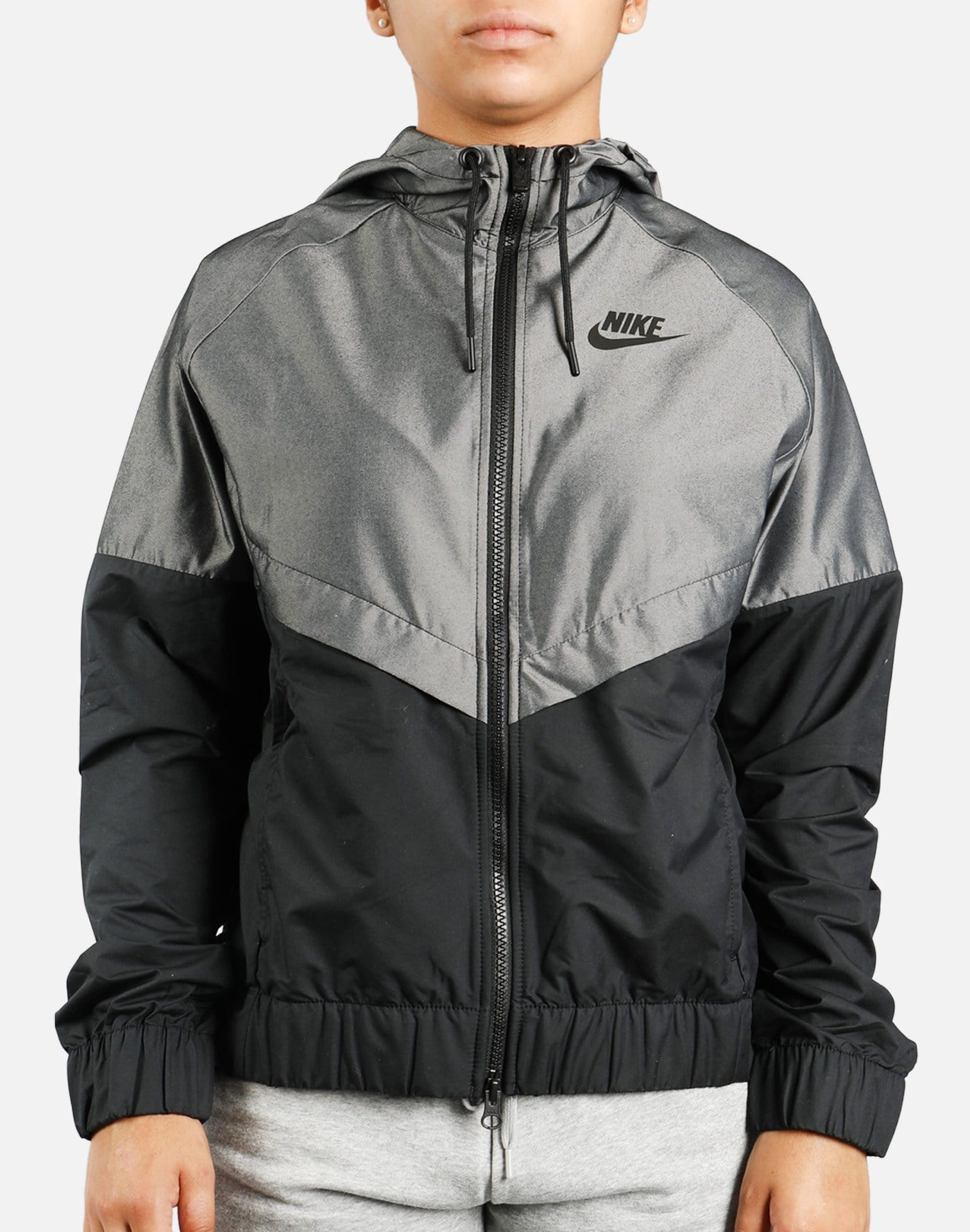 Nike NSW Windrunner Chambray Jacket (Black/Black)