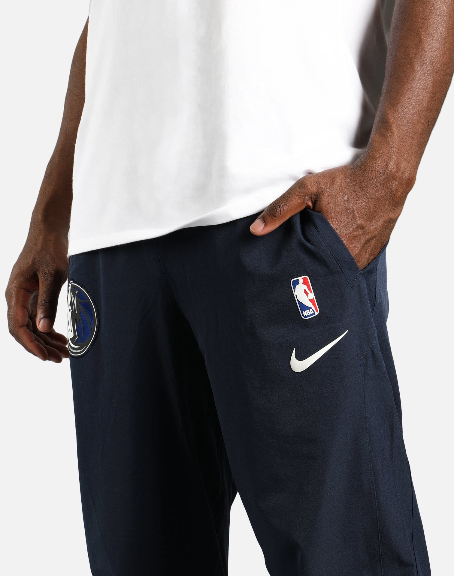Nike NBA Dallas Mavericks Showtime Pants (Obsidian/White)