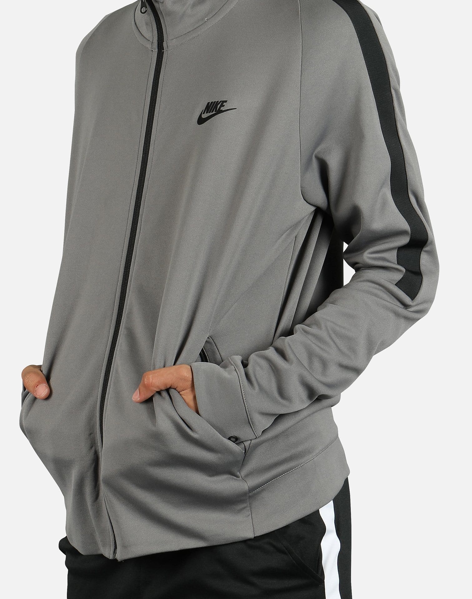 Grey Nike Nike Men's Sportswear N98 Jacket Nike NSW TRIBUTE