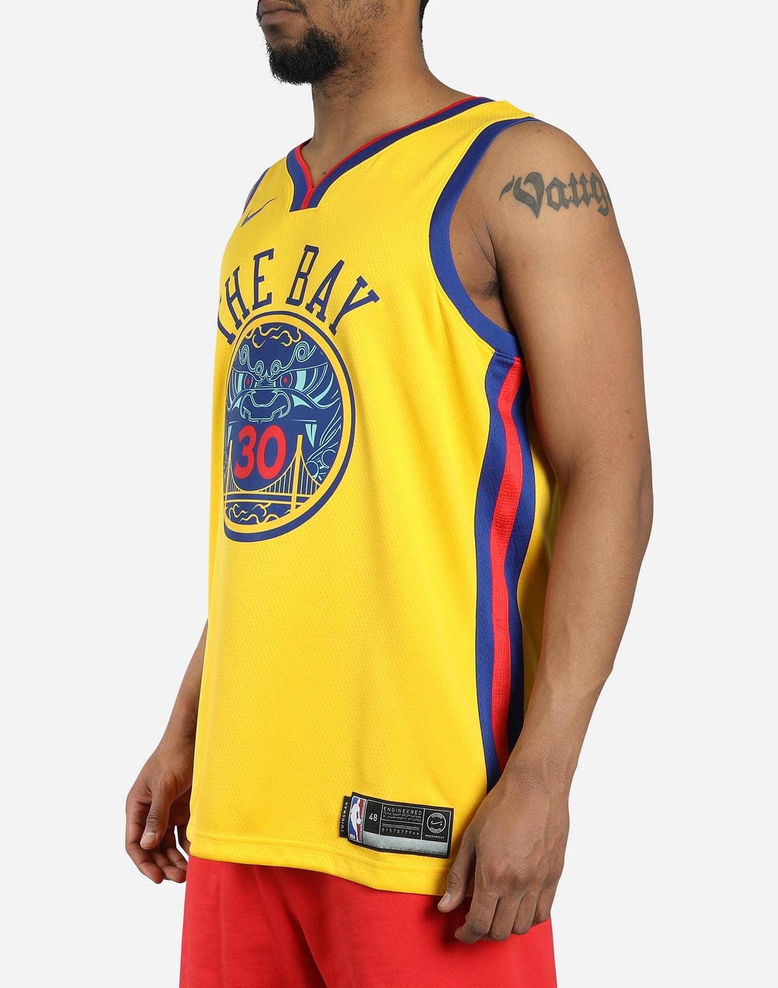 Nike NBA Stephen Curry Golden State Warriors City Edition Swingman Jersey