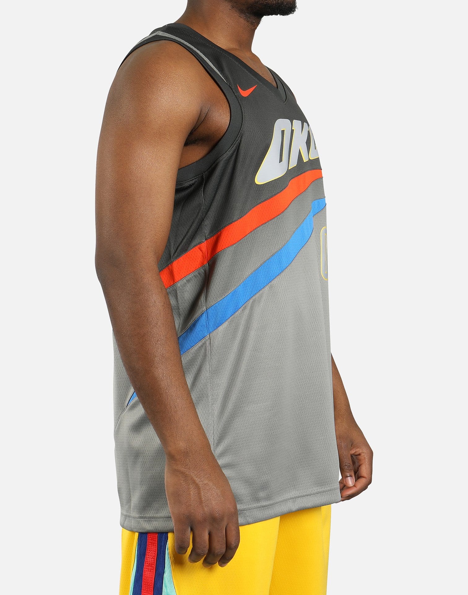NIKE NBA CONNECTED OKLAHOMA CITY THUNDER RUSSELL WESTBROOK AUTHENTIC JERSEY  ROAD SIGNAL BLUE price €109.00