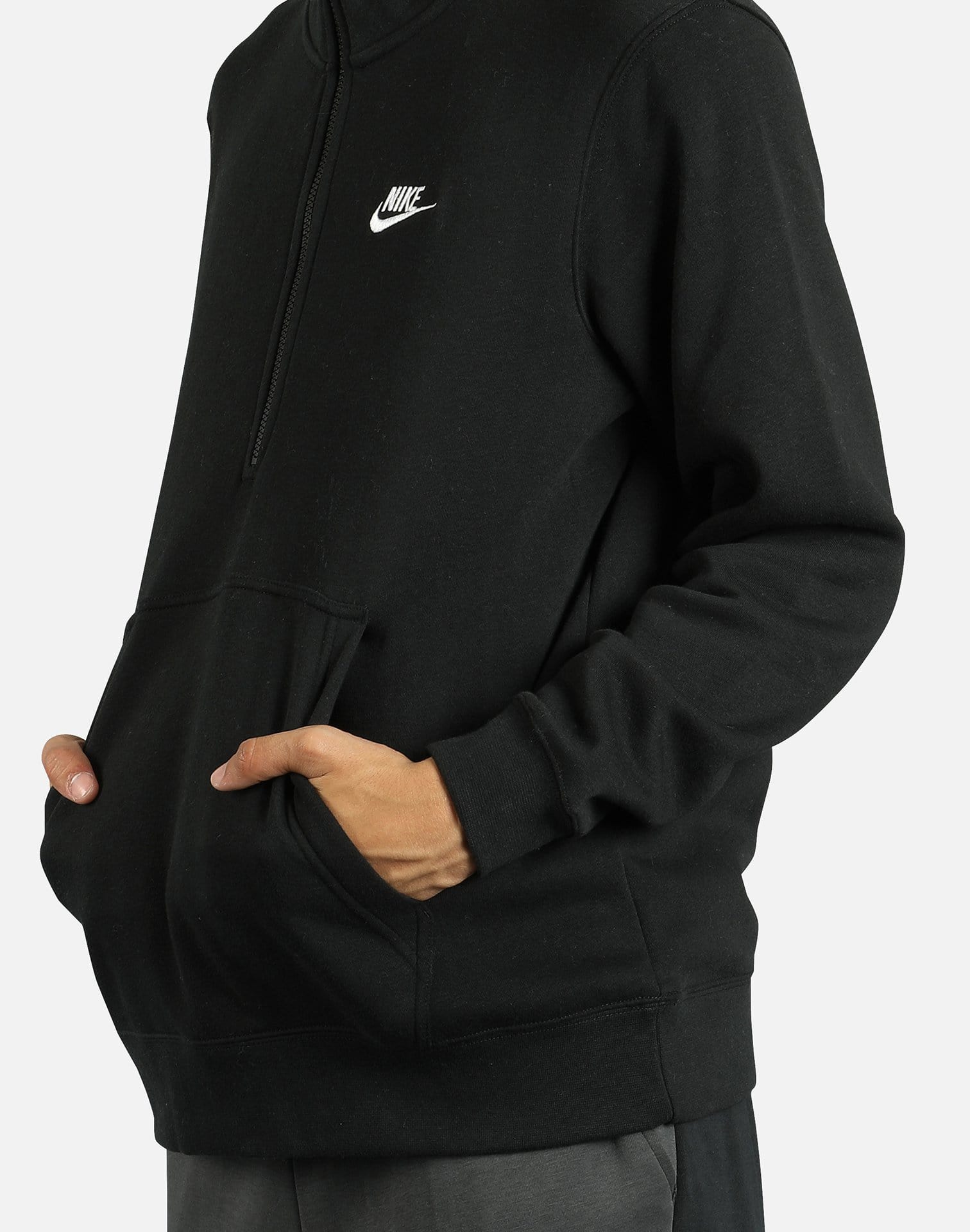 Nike NSW Men's Club Brushed Fleece Half Zip Sweatshirt