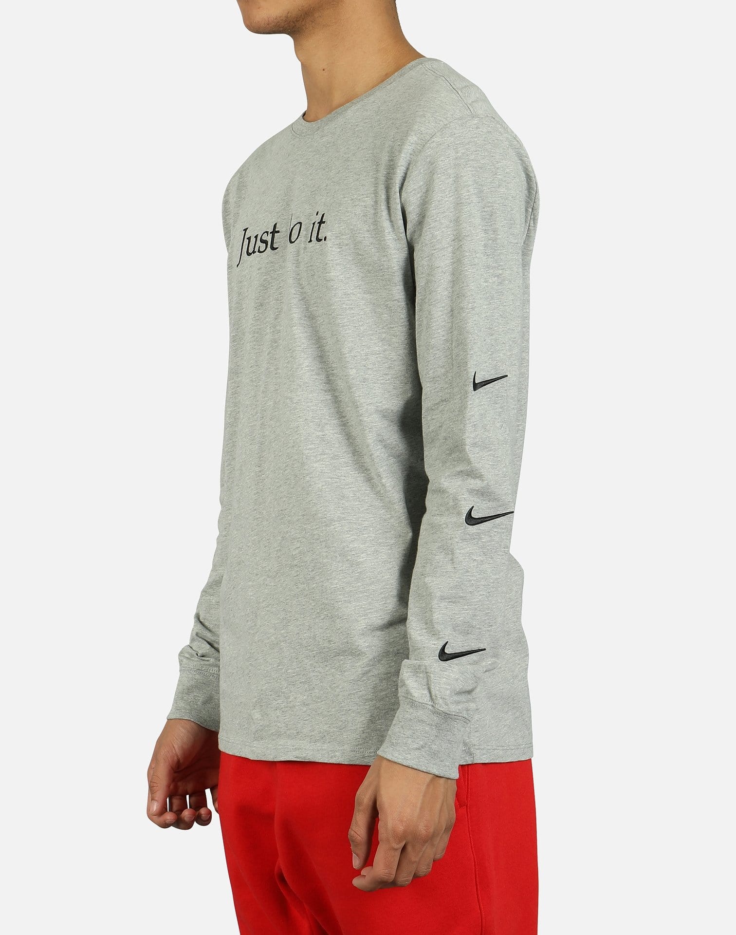 Nike Men's JDI Stack Sleeve Long-Sleeve Shirt