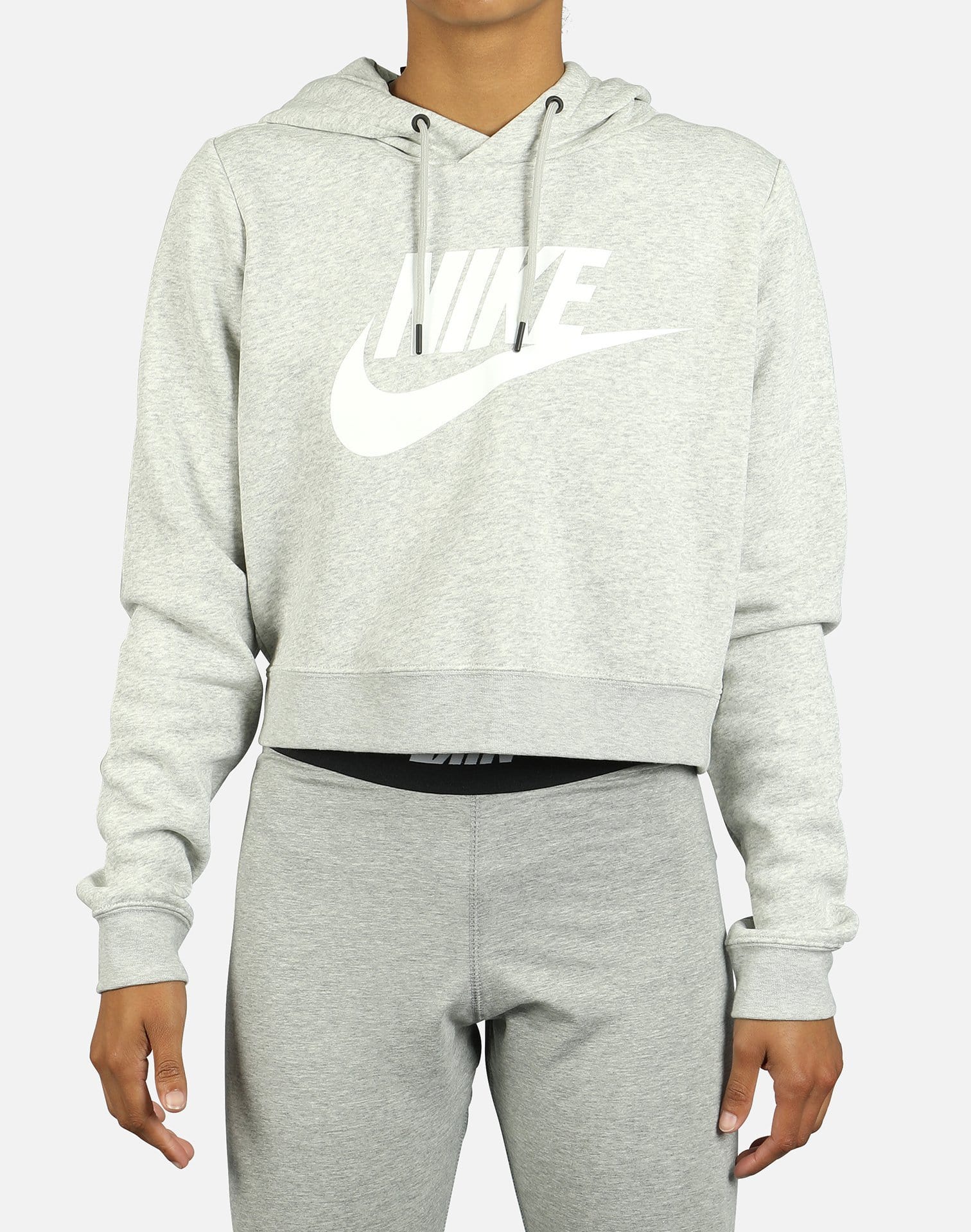Nike NSW RALLY CROPPED FLEECE HOODIE – DTLR - Main Image