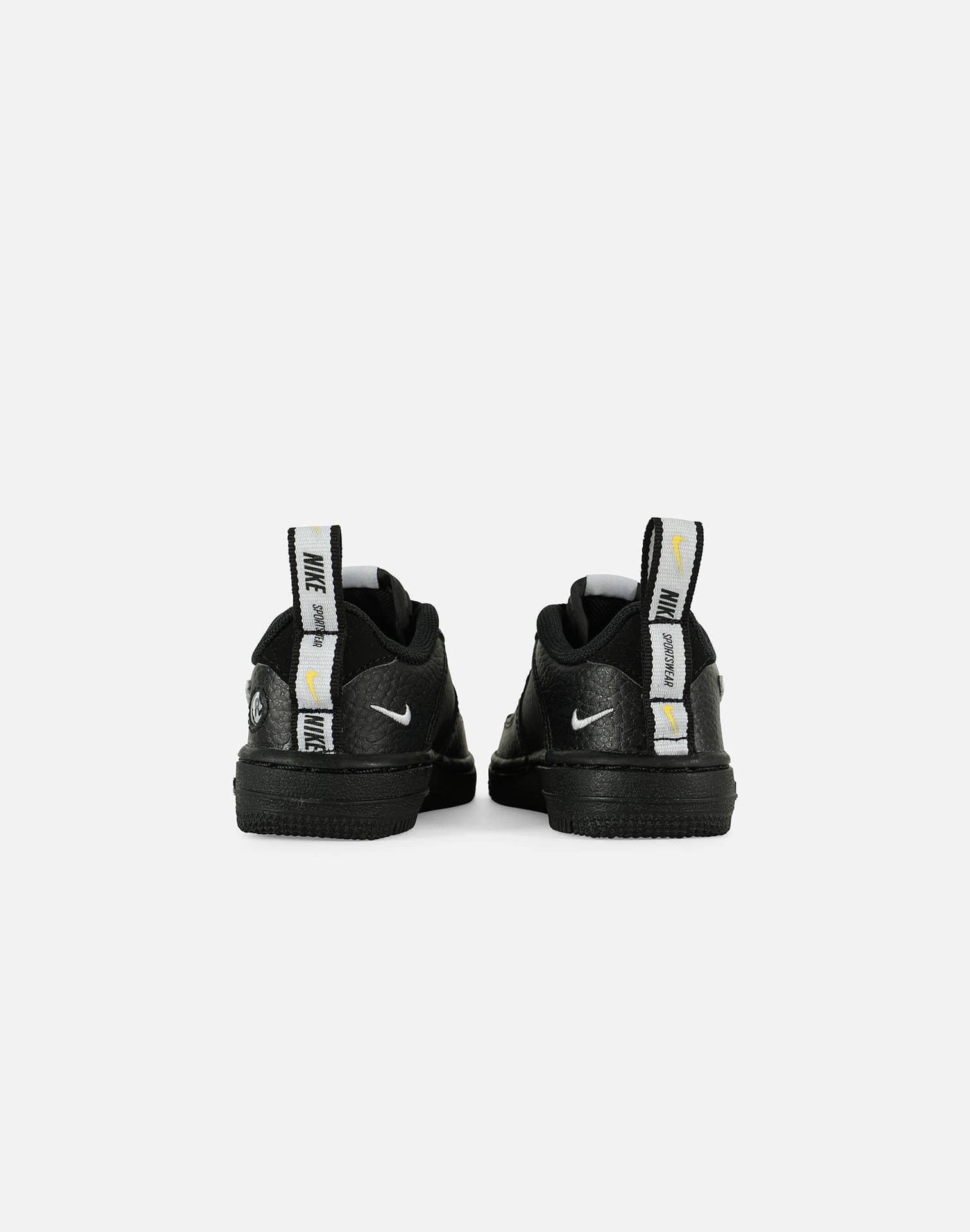 Nike Force 1 LV8 Utility Little Kids' Shoes Volt-White-Wolf Grey-Black  av4272-700 