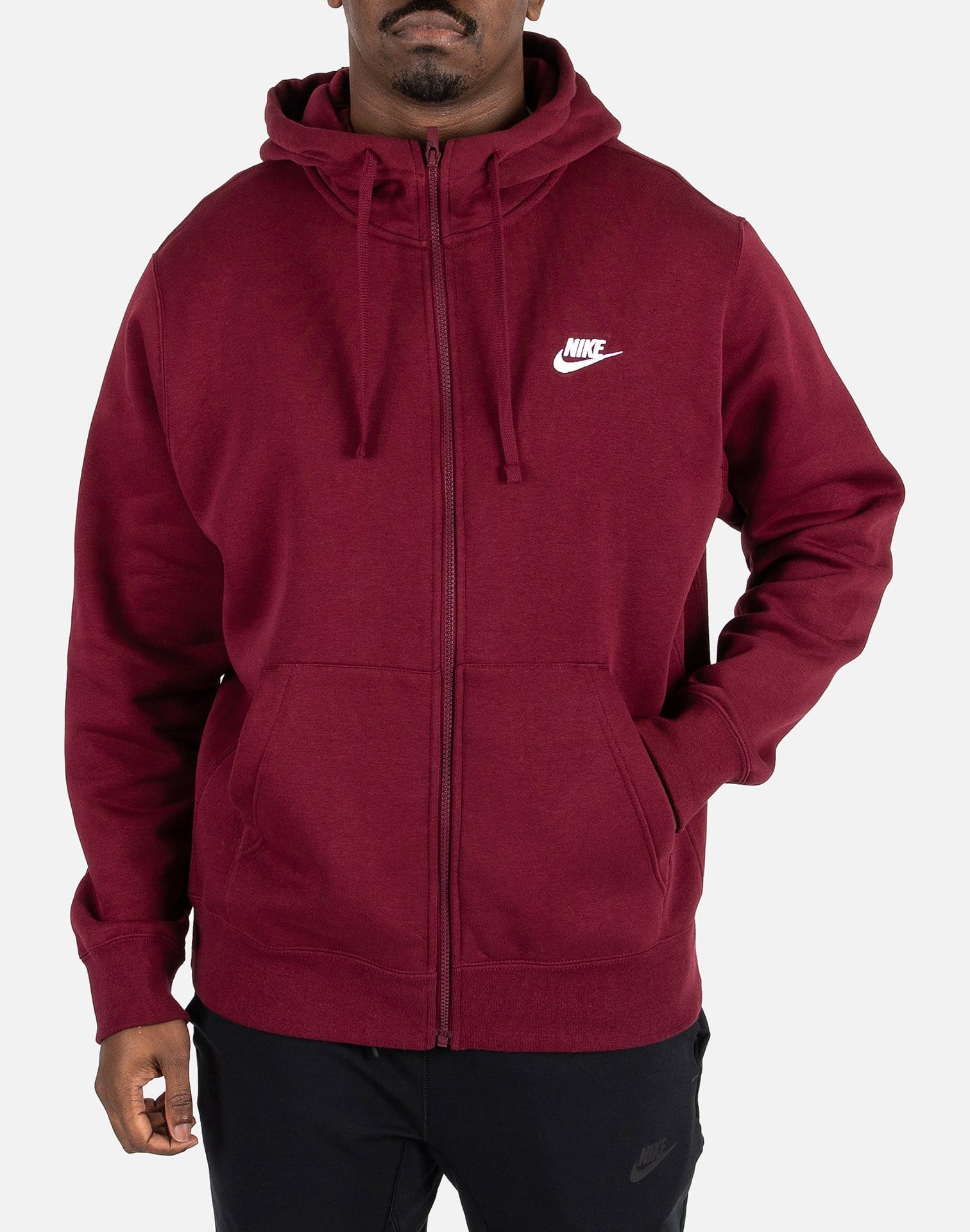 Nike men's nsw club full zip hoodie Clearance