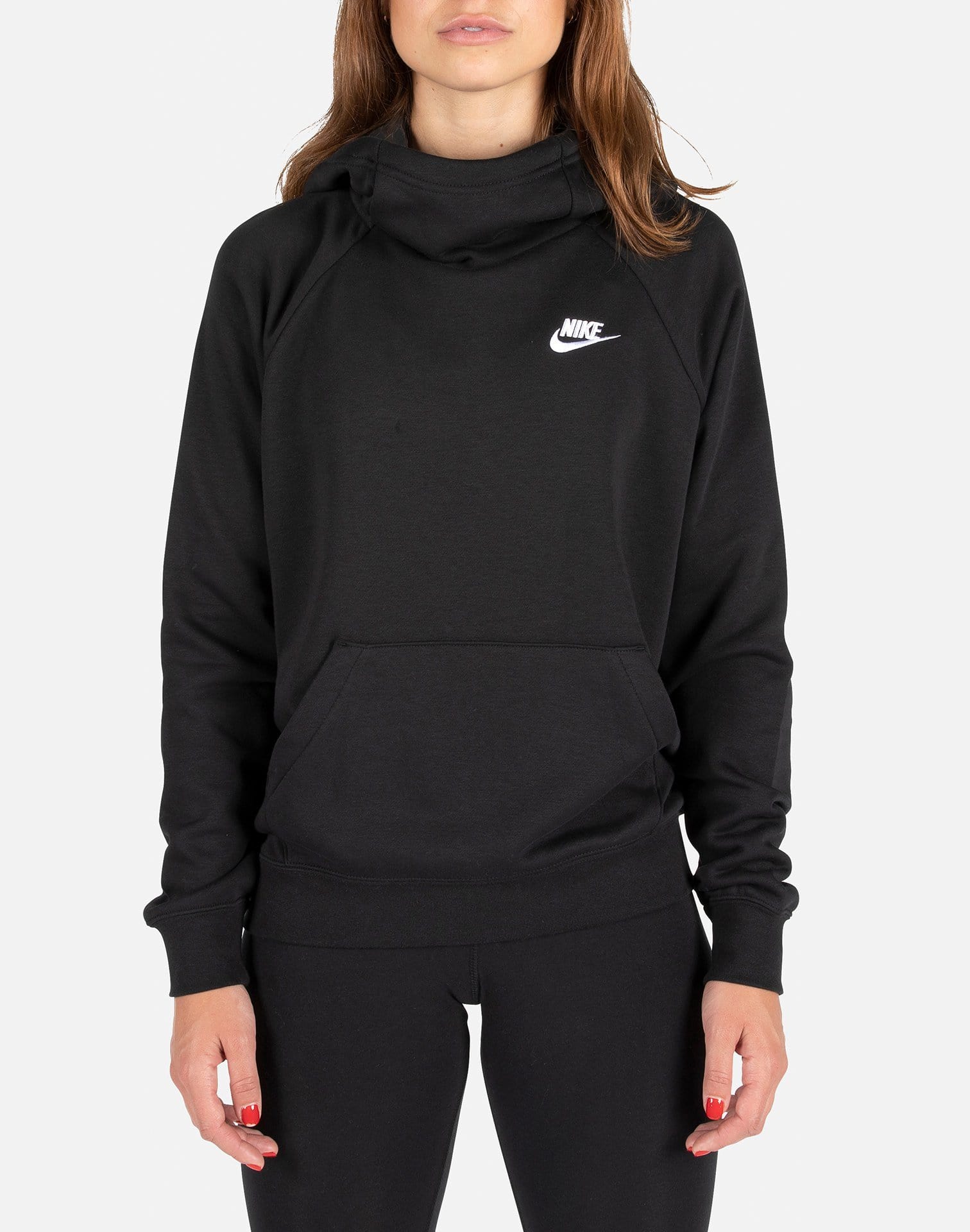 Nike NSW ESSENTIAL FUNNEL-NECK FLEECE PULLOVER HOODIE – DTLR