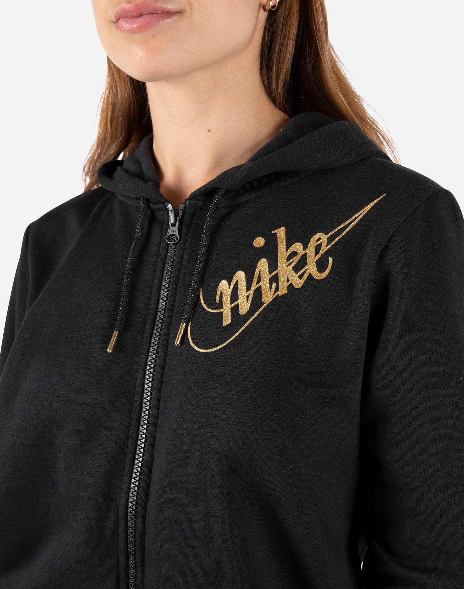 Nike Women's Glitter Fleece Full Zip Hoodie