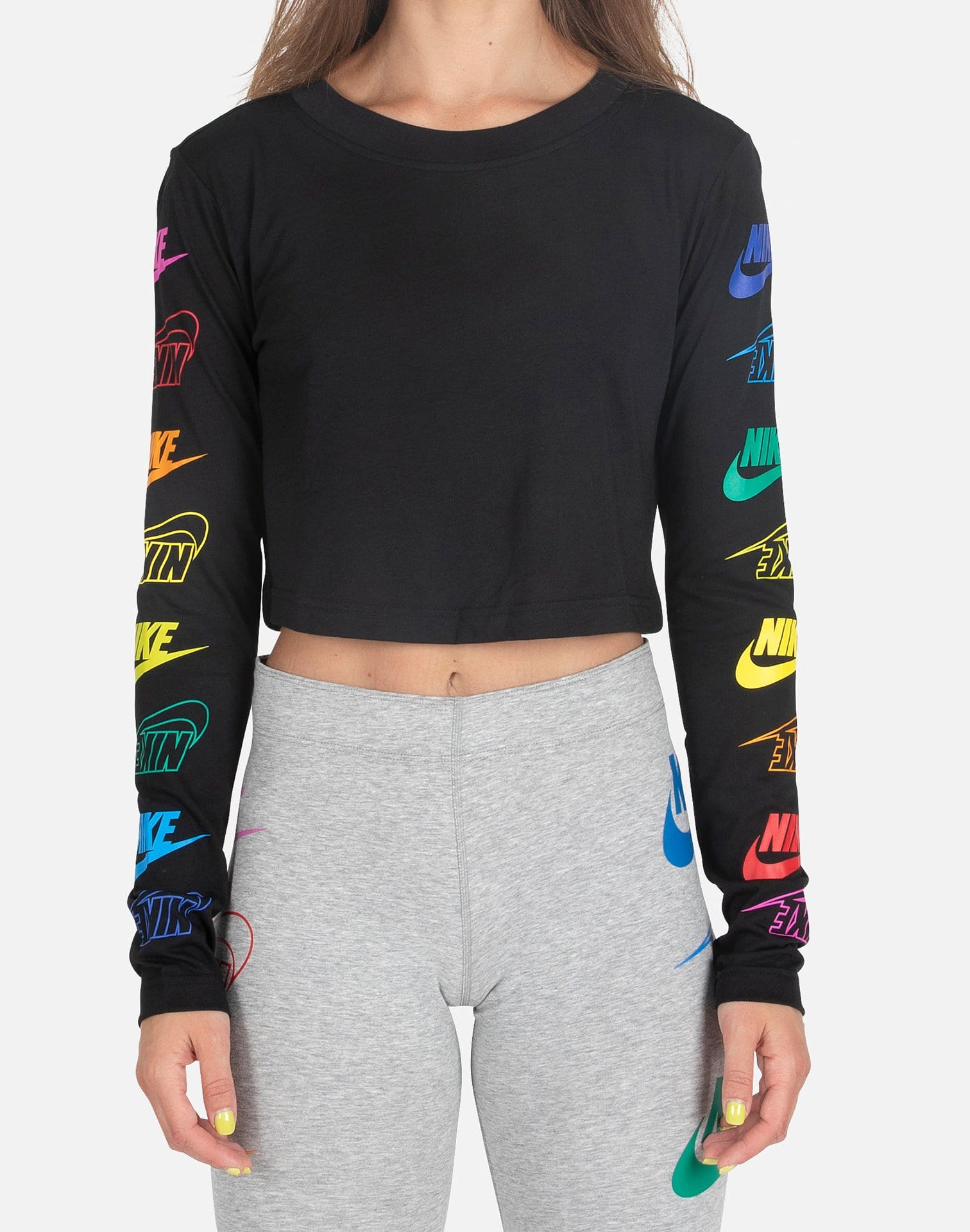 Nike NSW Women's Futura Flip Long-Sleeve Crop Top