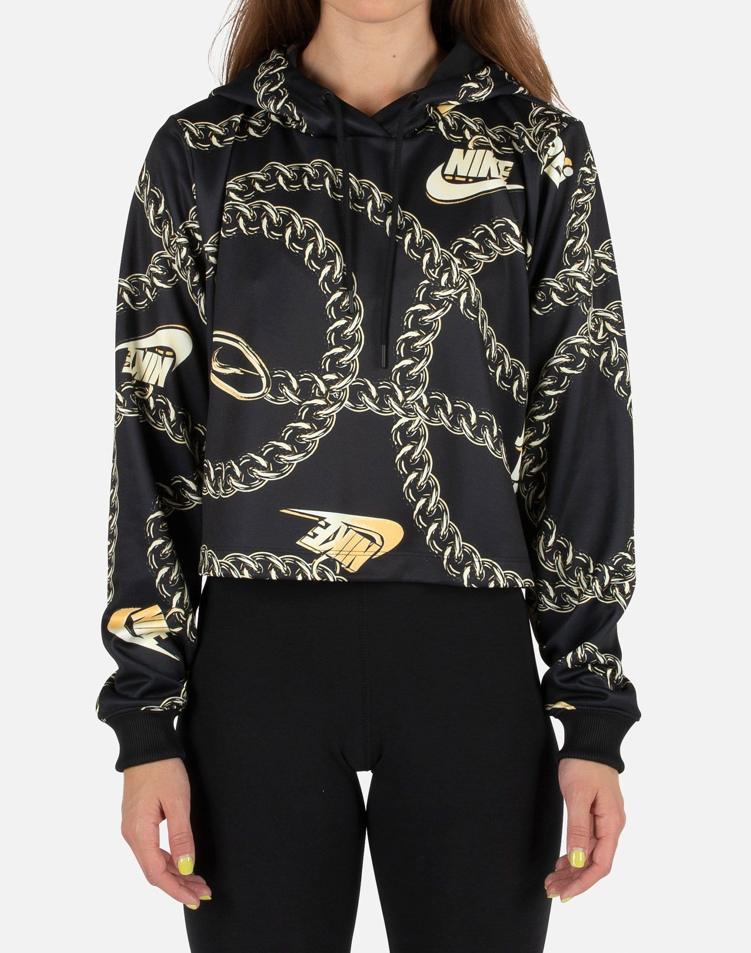 Crop Hoodie Nike Sportswear Icon Clash Hoodie Nike NSW ICON CLASH