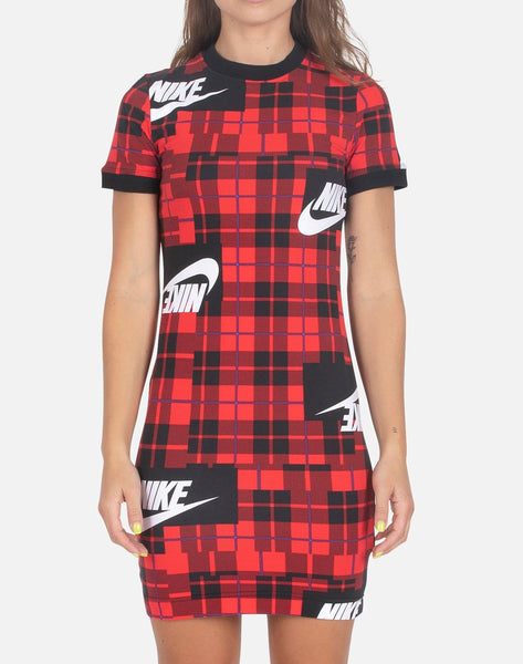 Nike NSW PLAID DRESS