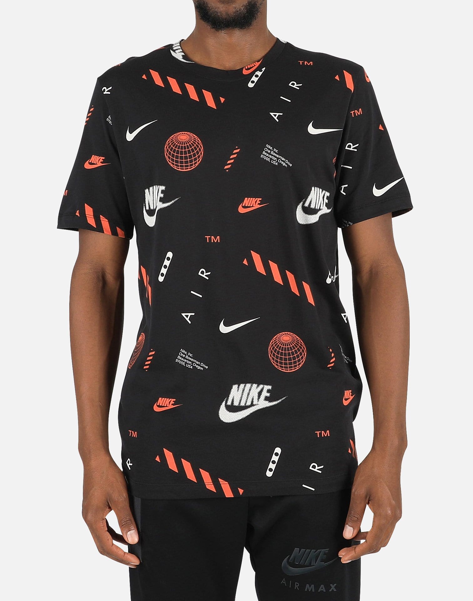 Nike NSW AOP NIKE HQ LOGO TEE – DTLR - Main Image