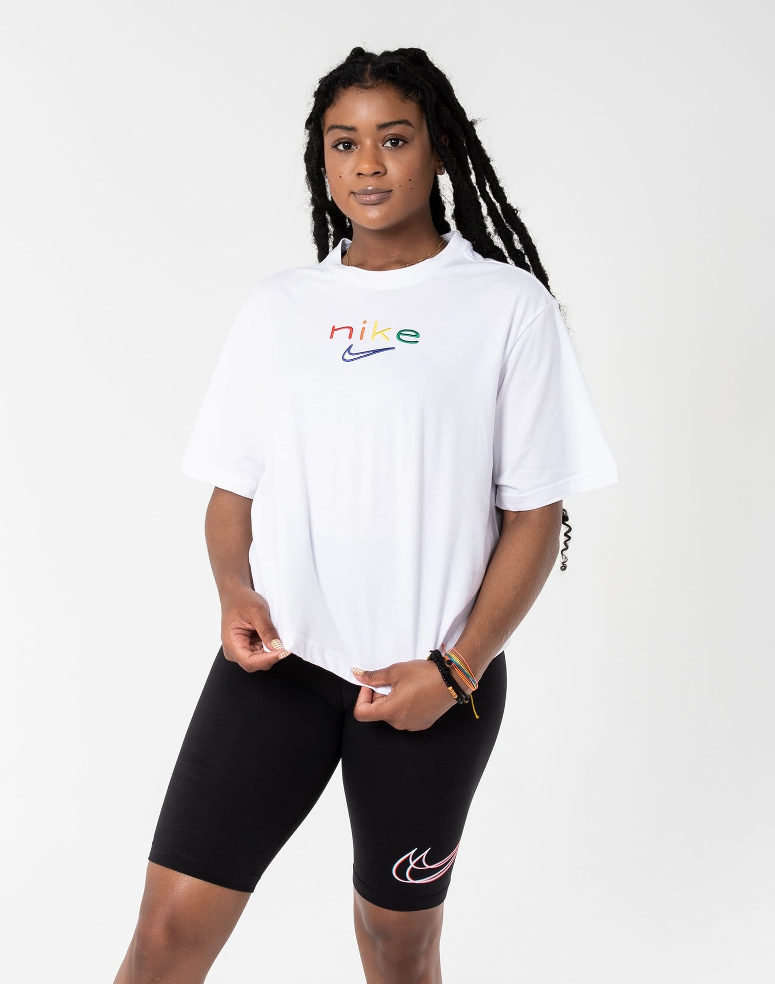 Nike Clothes Nike Rainbow T Shirt Nike DRI-FIT BOXY RAINBOW