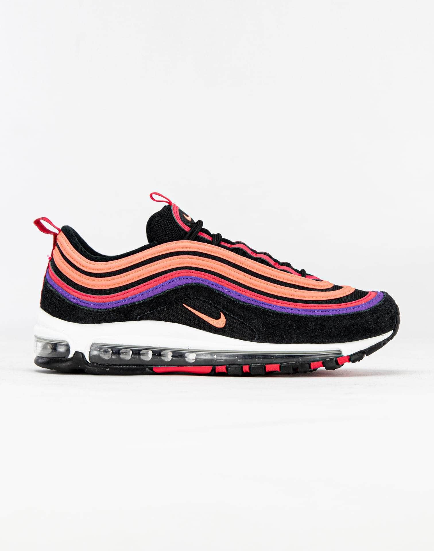 Sneakers Shoe Orange And Purple Air Max 97 Nike Air Max Blue And