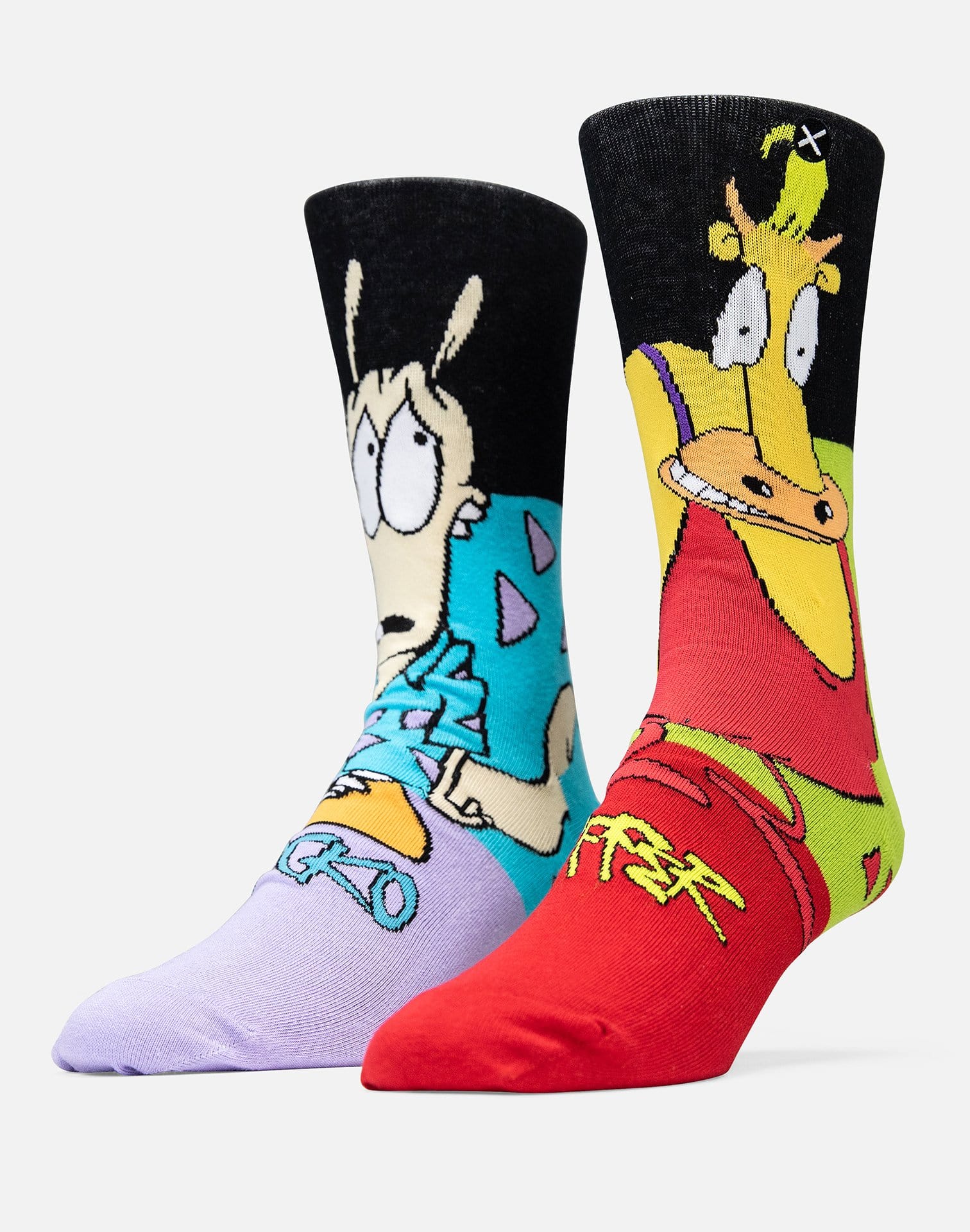 Photo of Odd Sox ROCKO & HEFFER CREW SOCKS