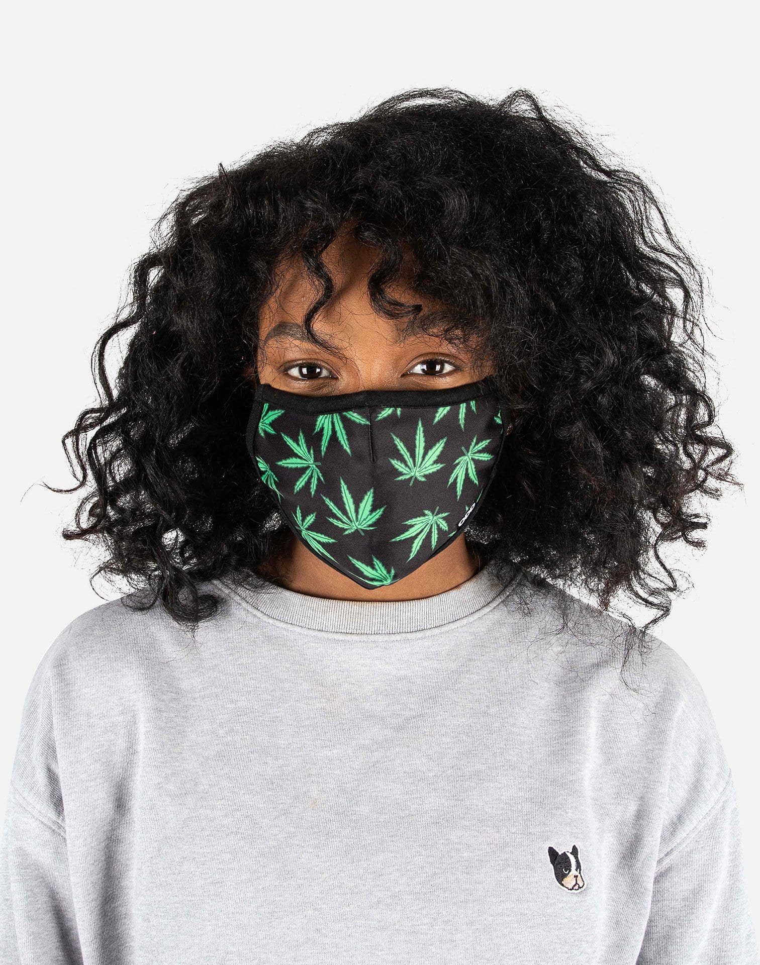 Photo of Odd Sox Weed Leaves Face Mask