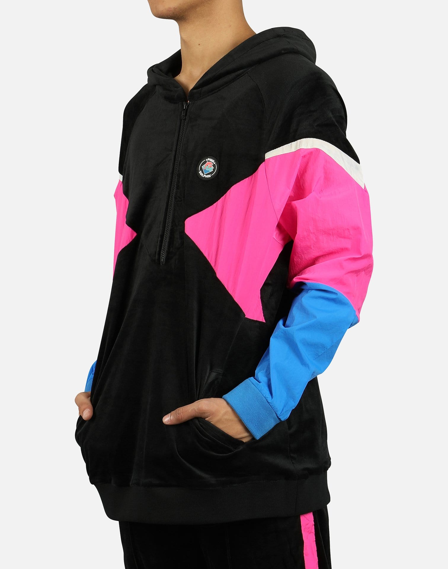 Pink Dolphin Men's SMU Tech Velour Jacket 3.0