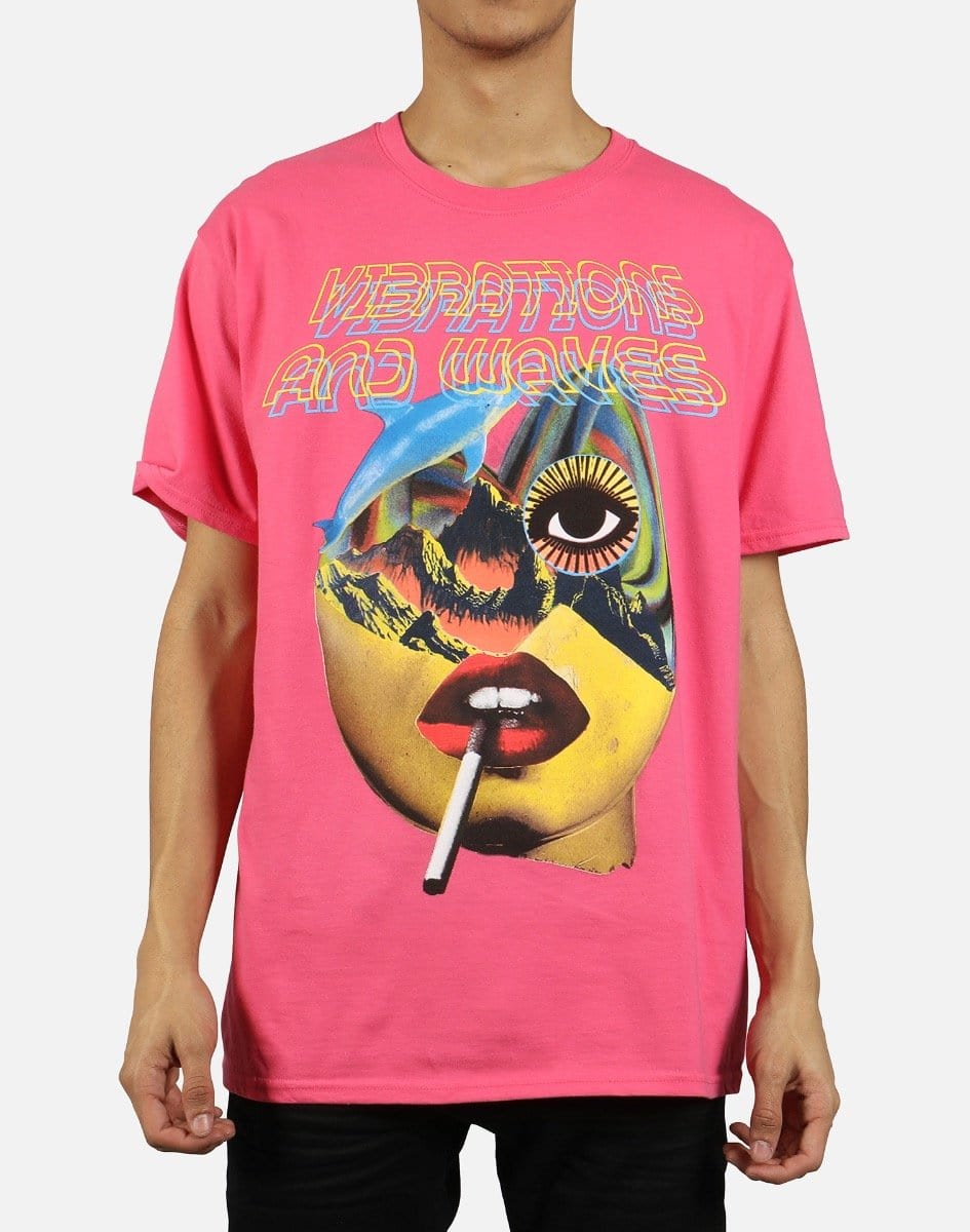 Pink Dolphin Men's Vibrations+ Waves Tee