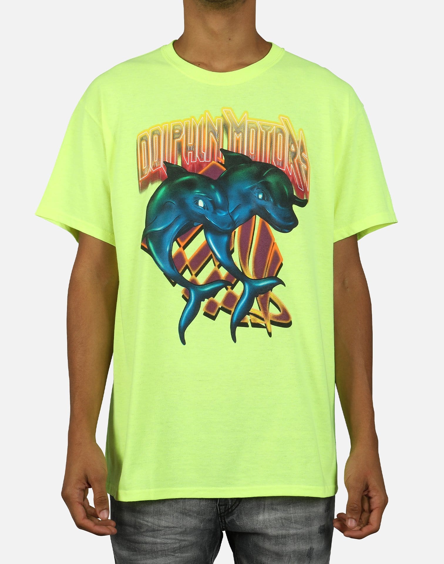 Pink Dolphin Men's Double Dolphin Tee