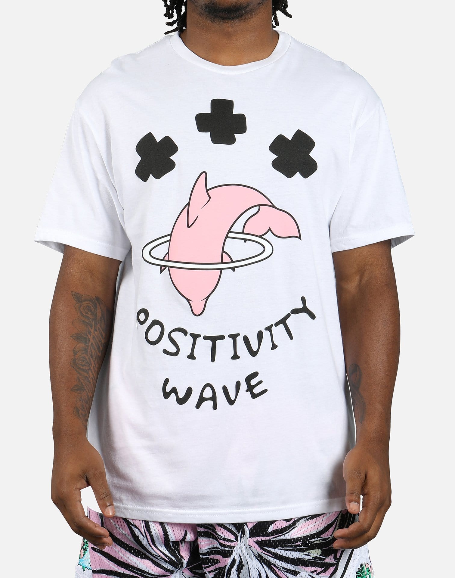 Pink Dolphin POSITIVE WAVE TEE