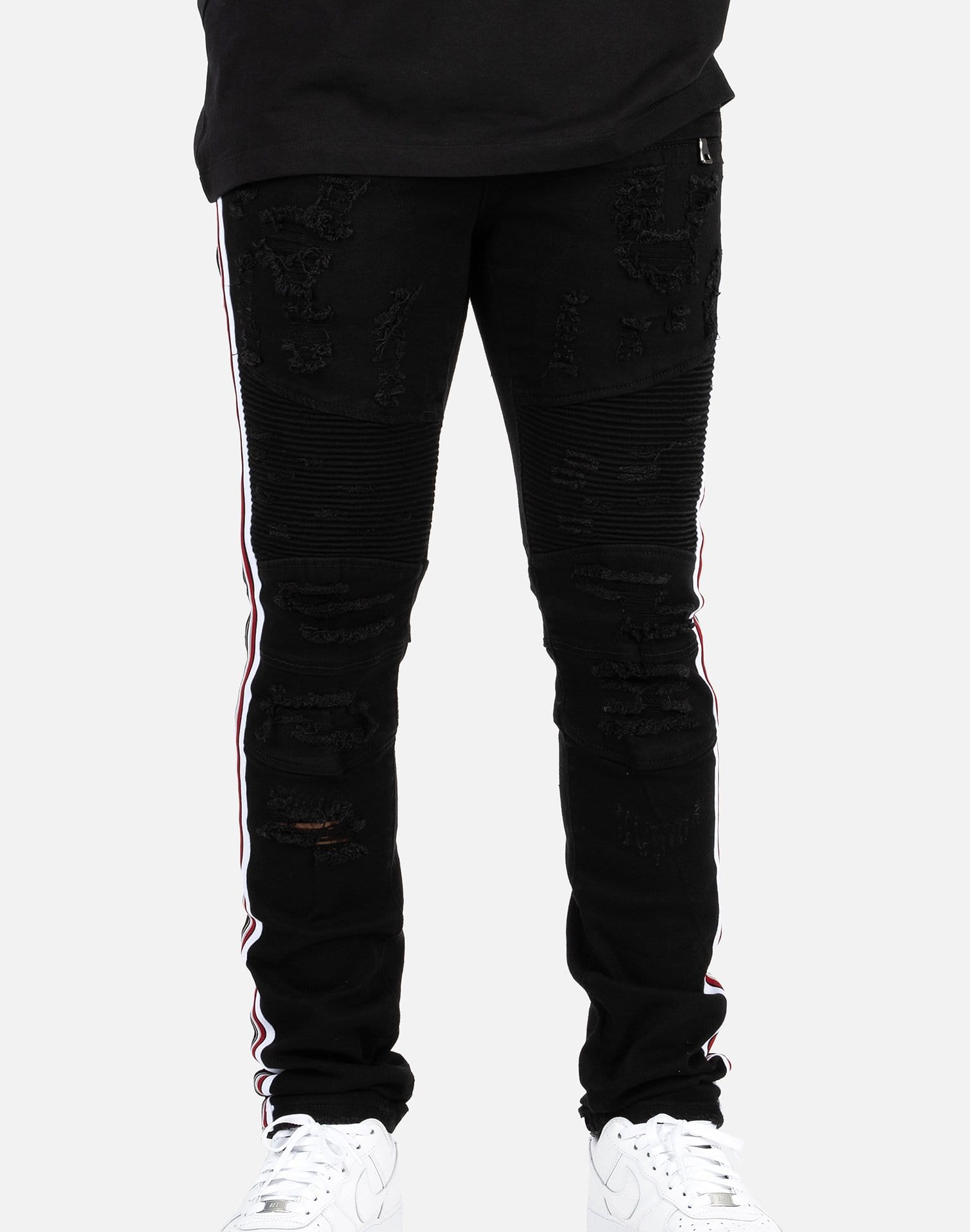 Photo of Preme Moto Side Stripe Jeans