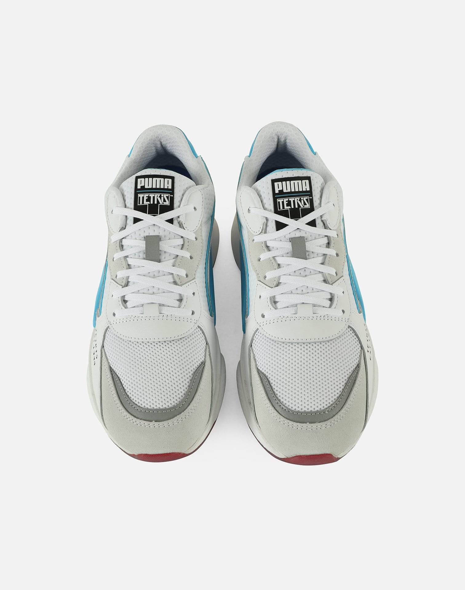 Puma Unisex Rs X Tetris Puma X Tetris Rs 373900-01 White Blue Mesh