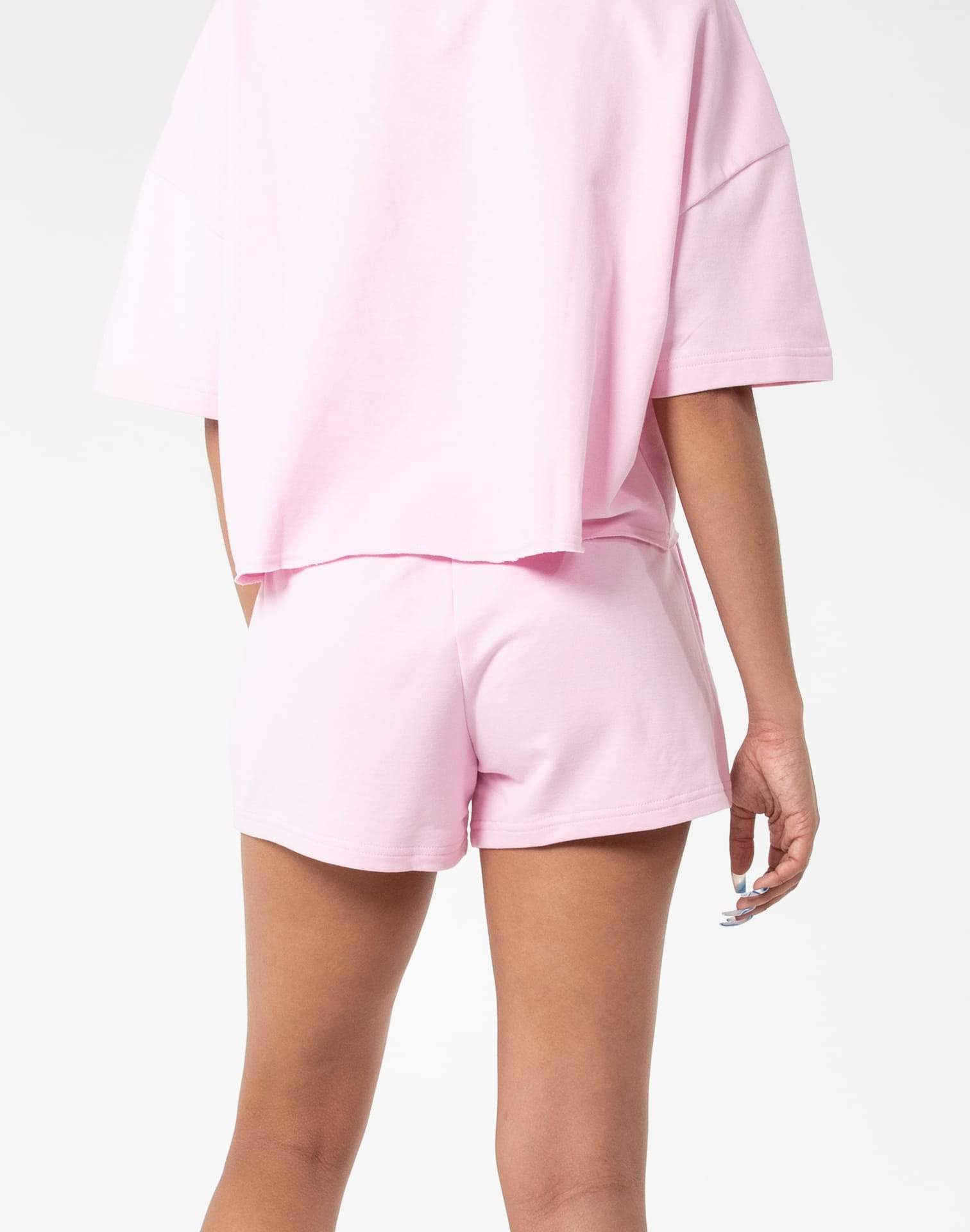 Photo of Puma CLASSICS FRENCH TERRY HIGH-WAIST SHORTS