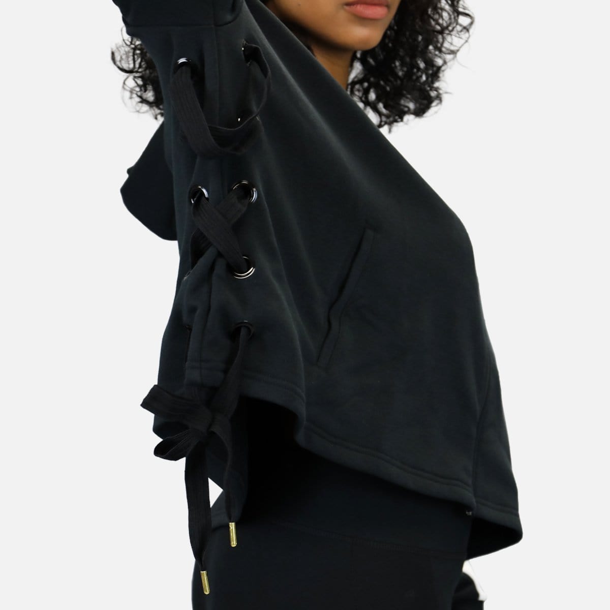 PUMA Bow Lace T7 Track Jacket (Black/White)