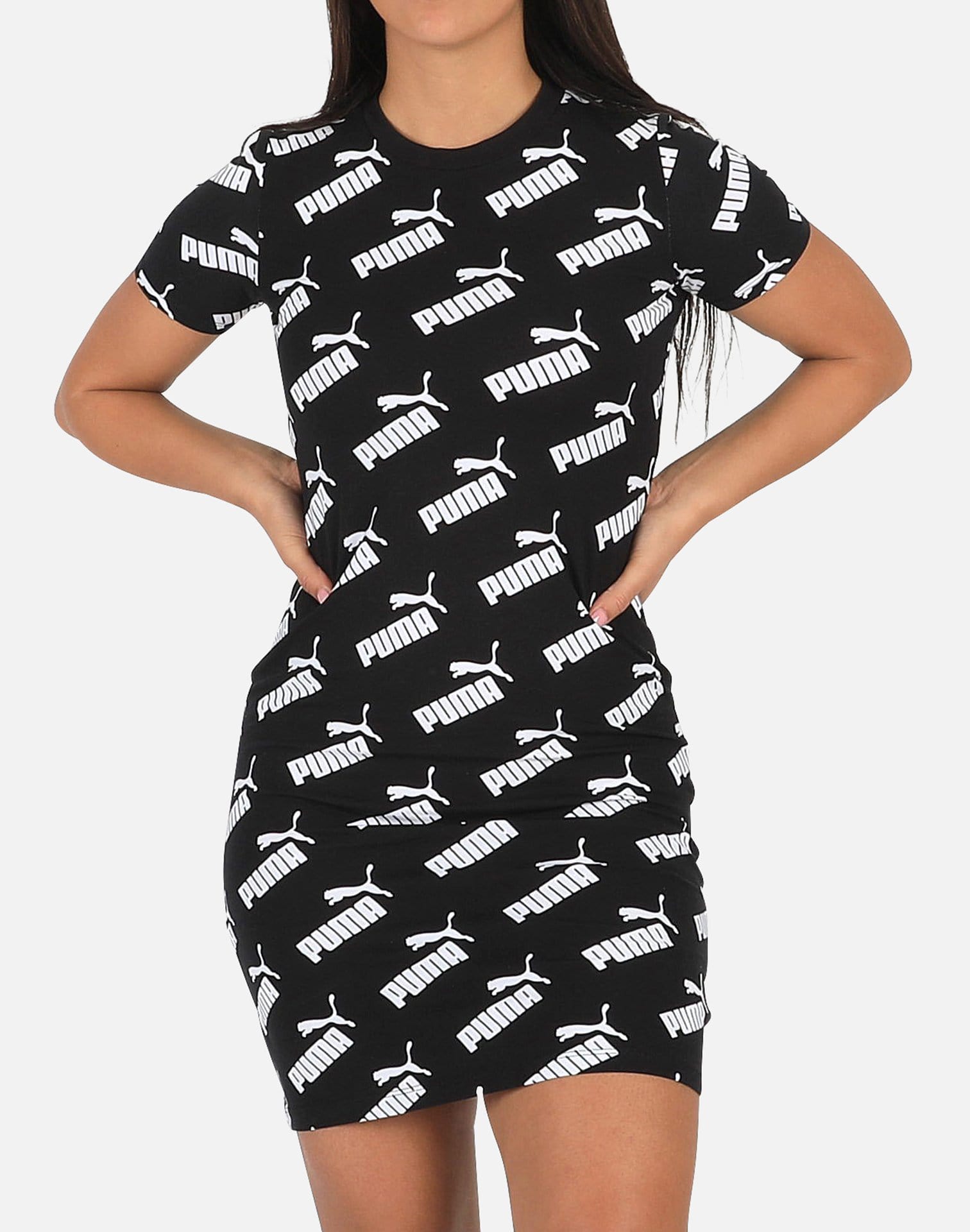 puma fitted dress PUMA Wardrobe Essentials Women's Long Dress