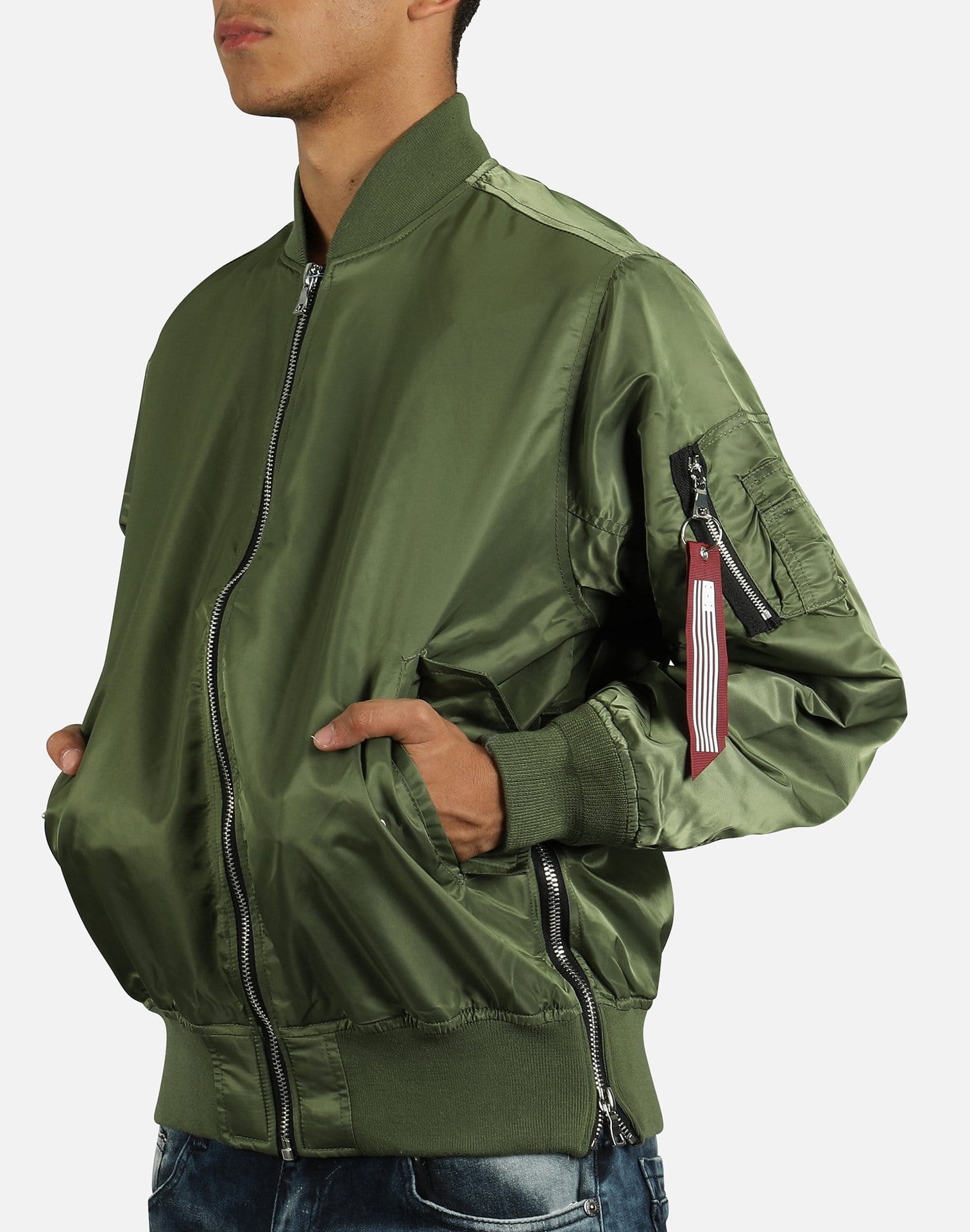 Smoke Rise MA1 NYLON BOMBER JACKET – DTLR
