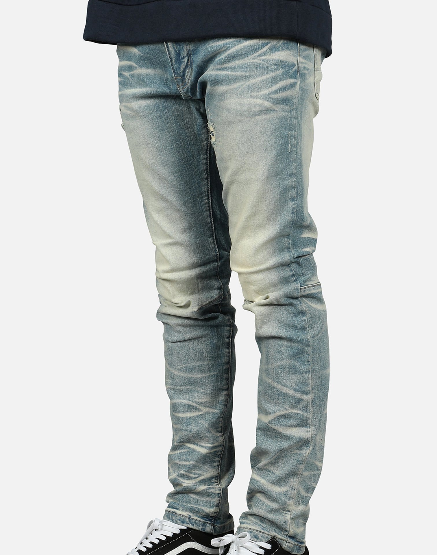 Smoke Rise CLEAN KNEE DART DENIM JEANS DTLR smoke-rise-clean-knee-dart-denim-jeans-dtlr