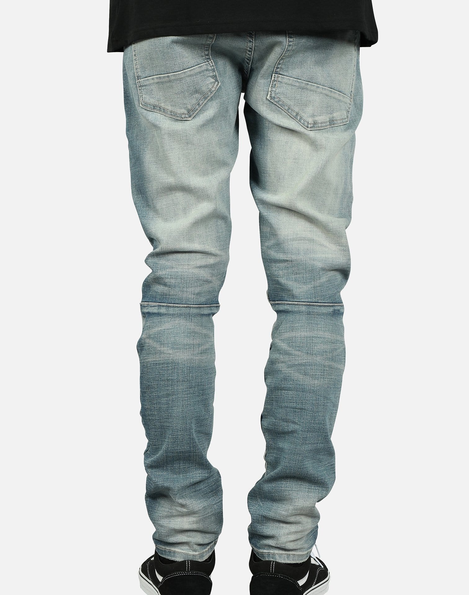 Smoke Rise Men's Slim Knee Detail Stretch Jeans