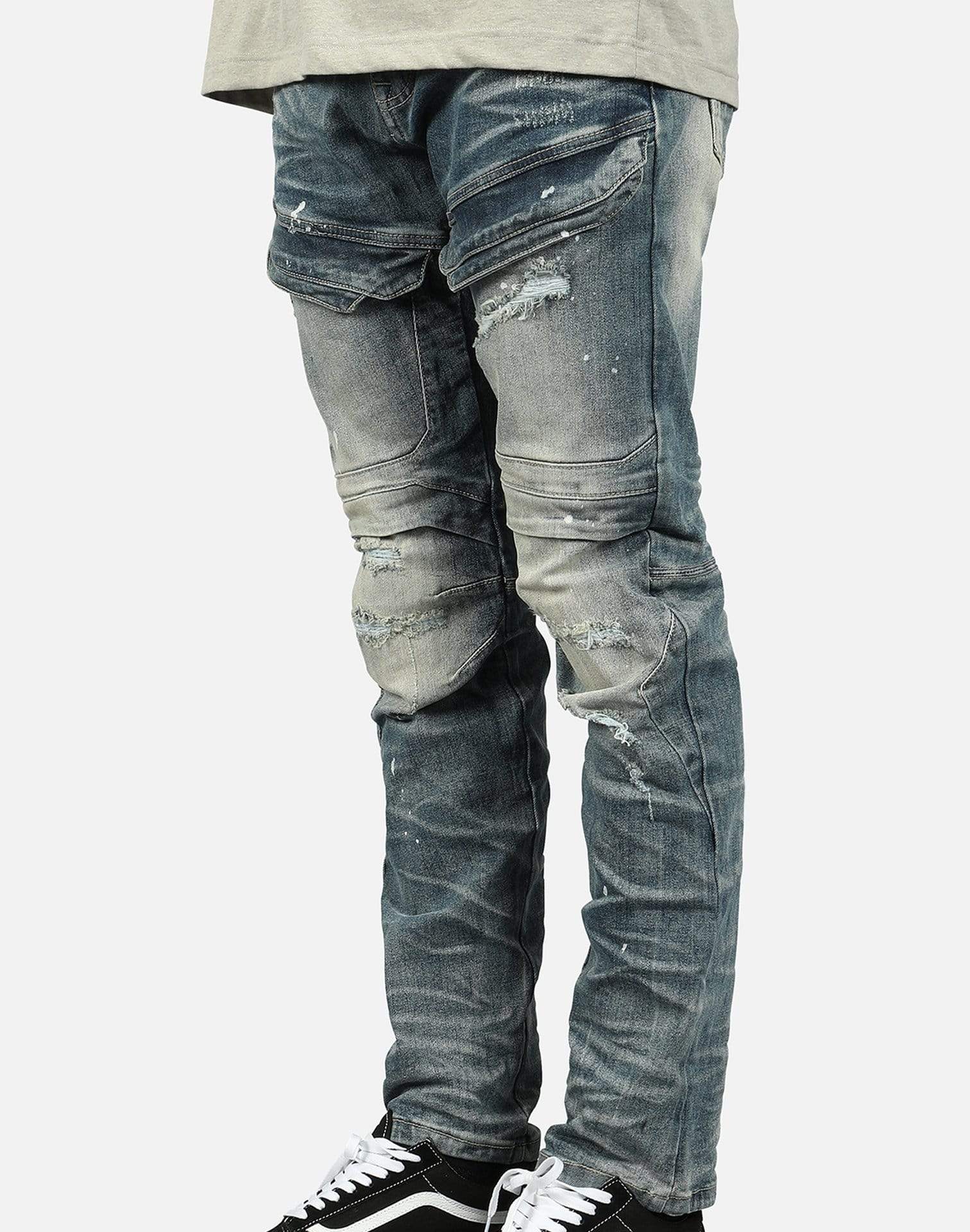Smoke Rise Men's Thigh Detail Denim Jeans