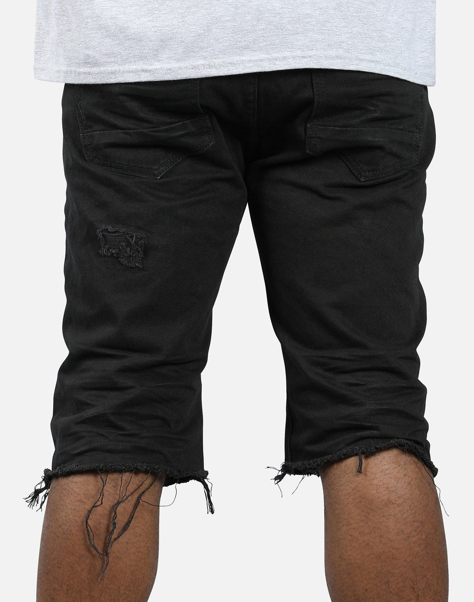 Smoke Rise RIP OFF LONG DENIM SHORTS – DTLR