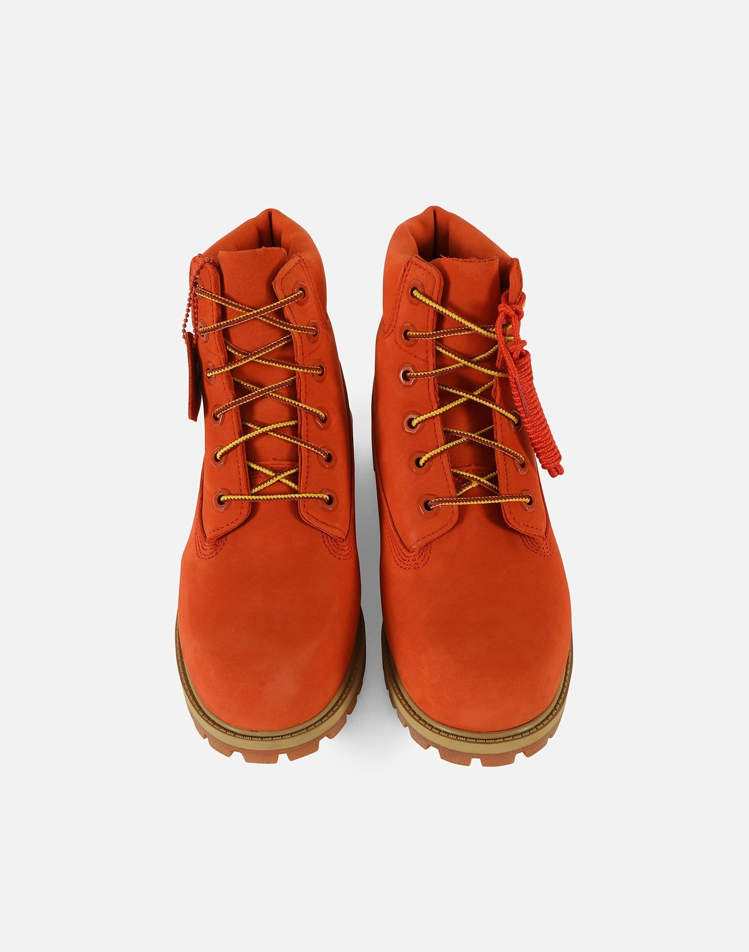 Timberland x DTLR Exclusive 6-Inch Premium Waterproof 'Orange Blaze' Boots Pre-School