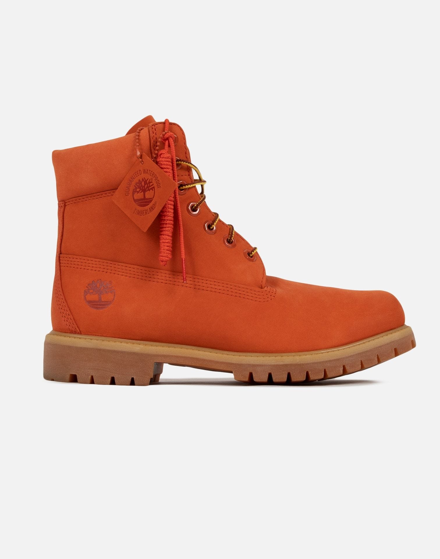 Timberland x DTLR Exclusive Men's 6-Inch Premium Waterproof 'Orange Blaze' Boots