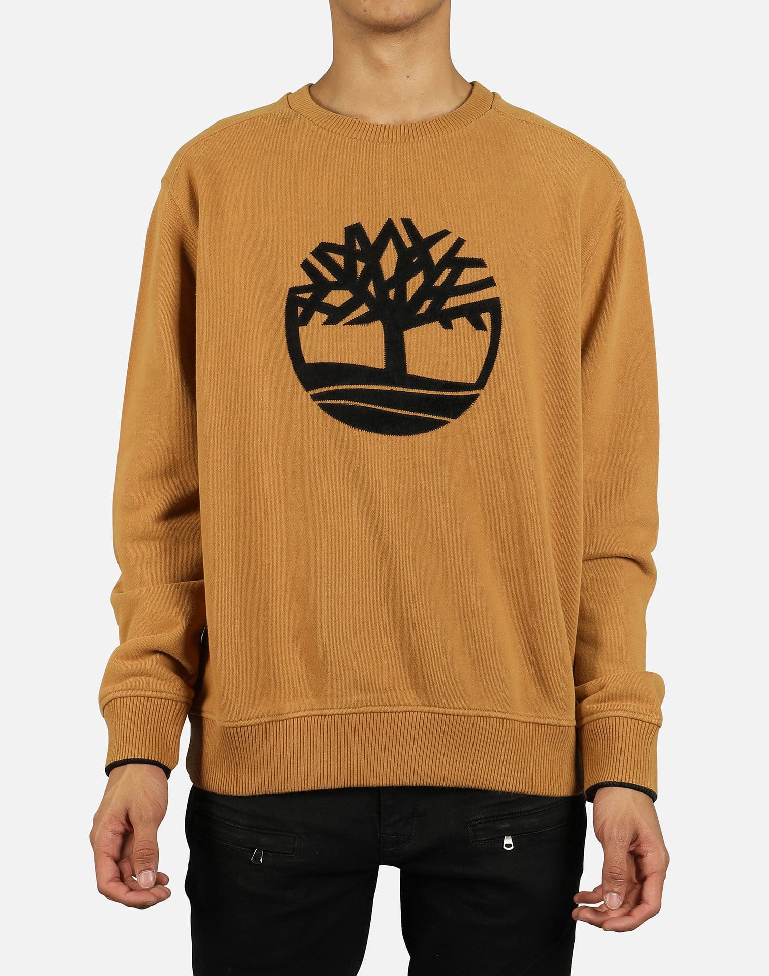 Timberland Men's Basic Tree Logo Crew Sweatshirt