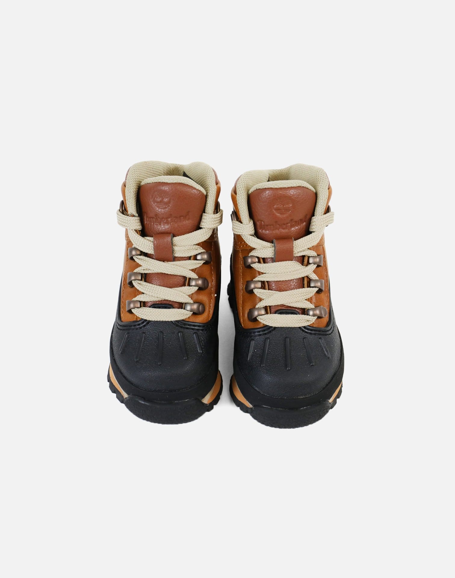 Timberland Shell Toe Euro Hiker Boots Infant (Burnt Orange/Black)