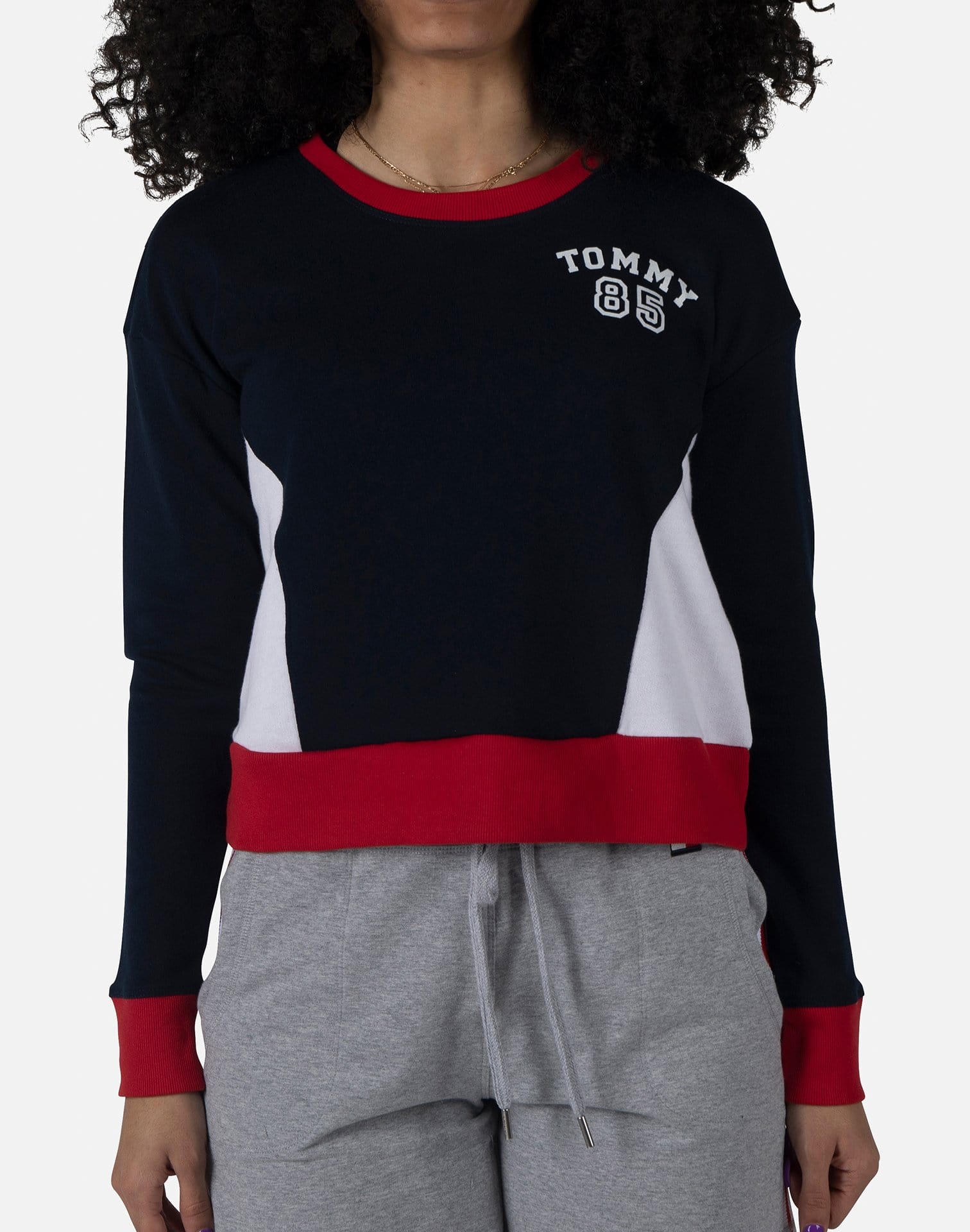 Tommy Hilfiger Women's Crop Lounge Sweatshirt