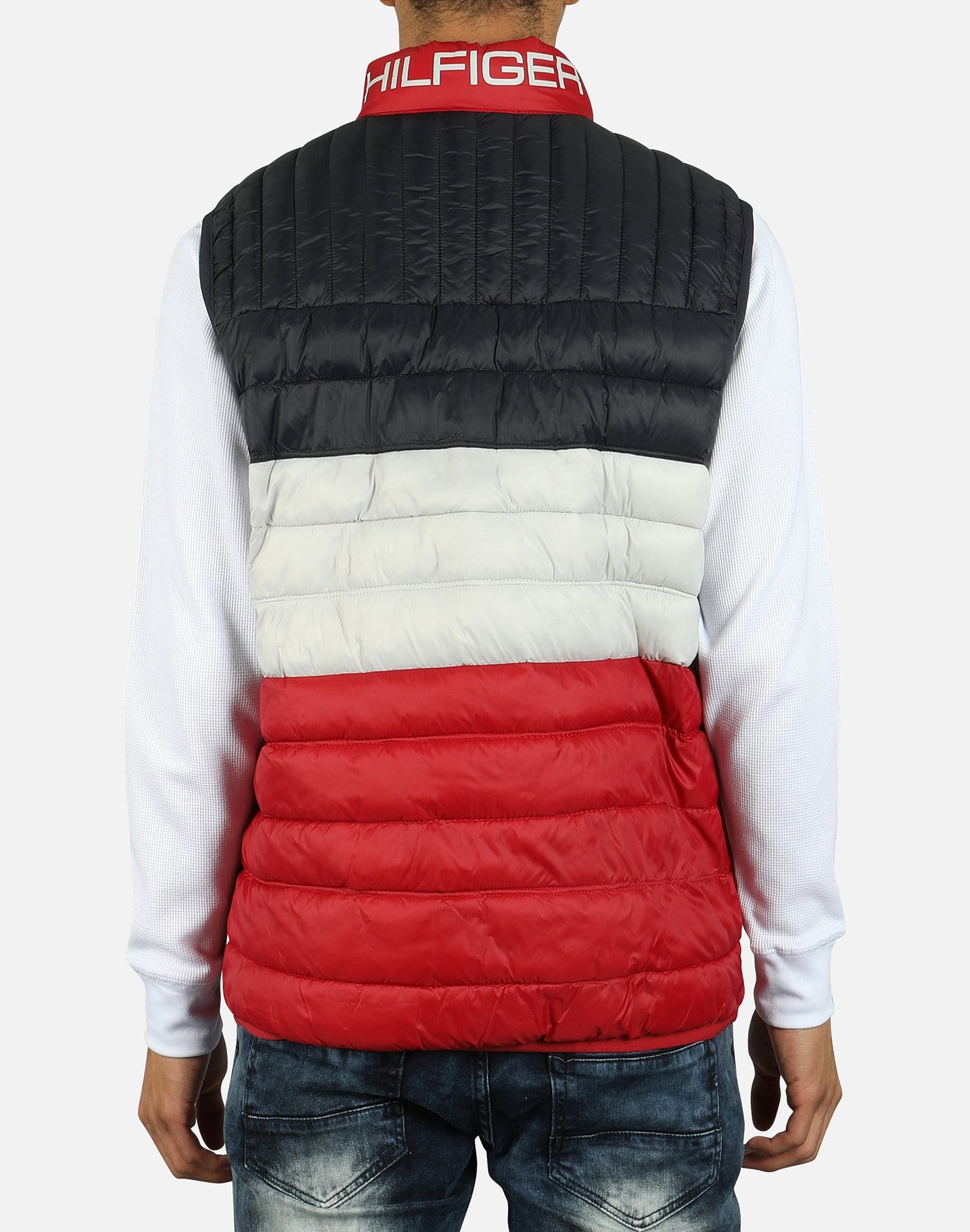 Tommy Hilfiger Men's Colorblock Puffer Vest